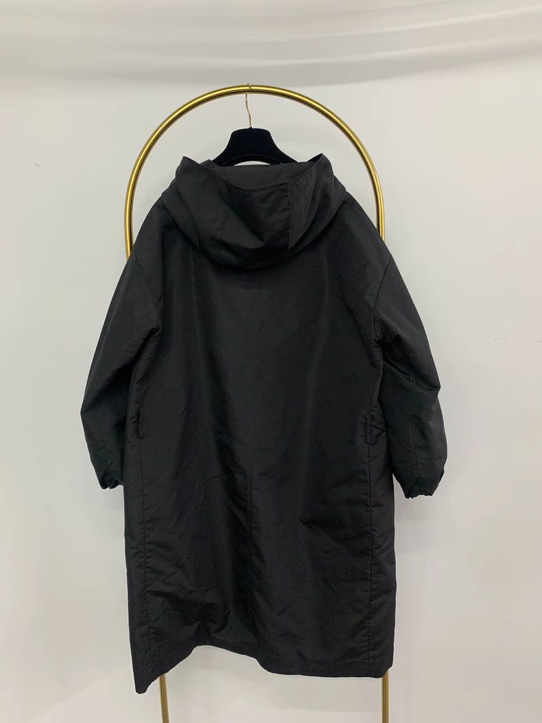 Dior Dior Black hooded long windbreaker jacket Size XS / US 0-2 / IT 36-38 - 2 Thumbnail