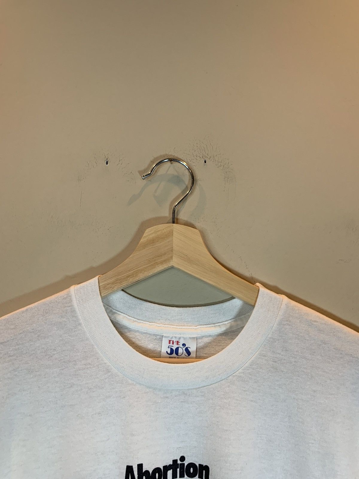 Vintage *RARE* Vintage 80’s Anti Abortion Art Single Stitch T-Shirt Size US L / EU 52-54 / 3 - 6 Thumbnail