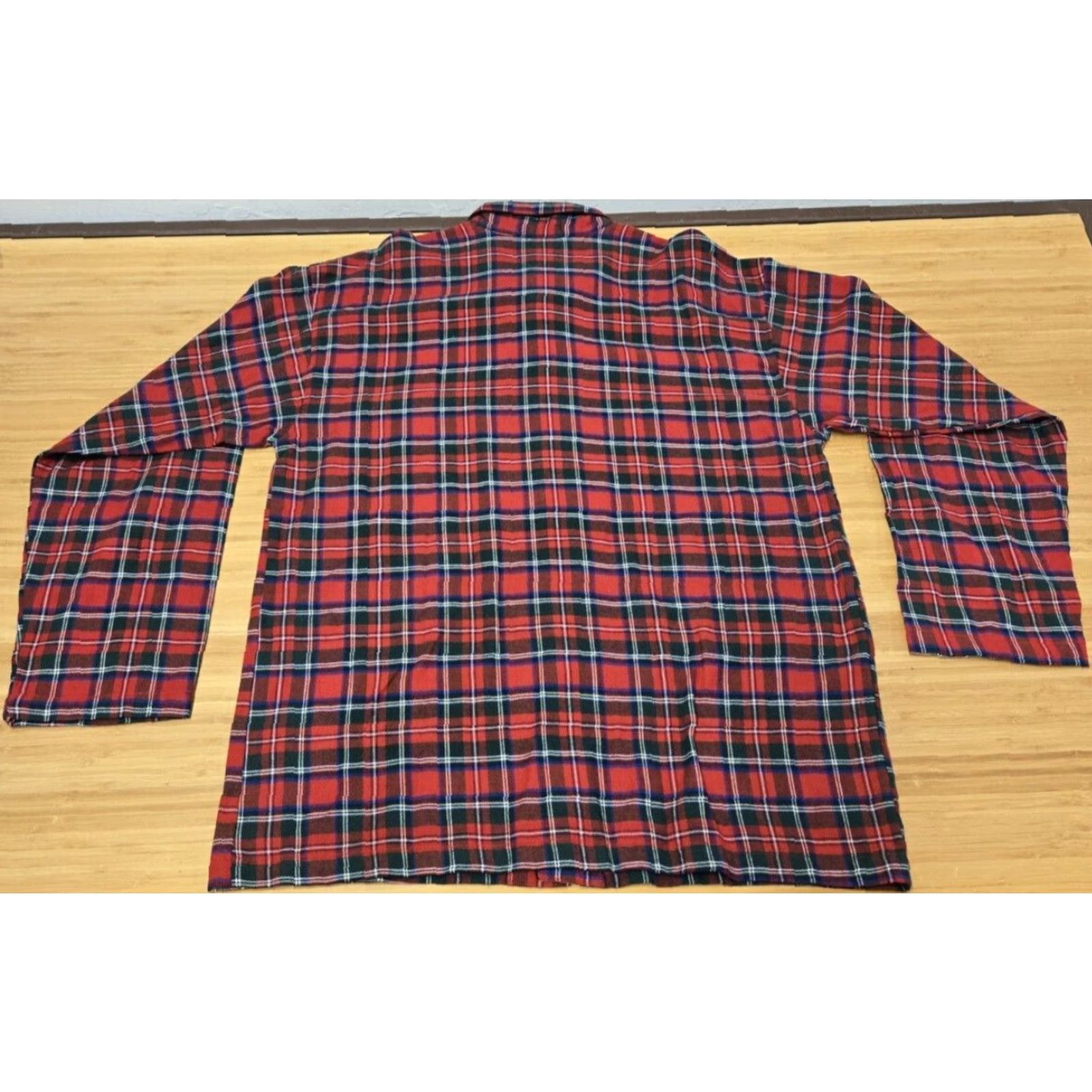 Polo Ralph Lauren Polo Ralph Lauren Pajama Top Shirt Long Sleeve Red Plaid Embroidered Logo 100% Cotton Flannel Large Mens Button Up Pajama Top Size US L / EU 52-54 / 3 - 6 Thumbnail