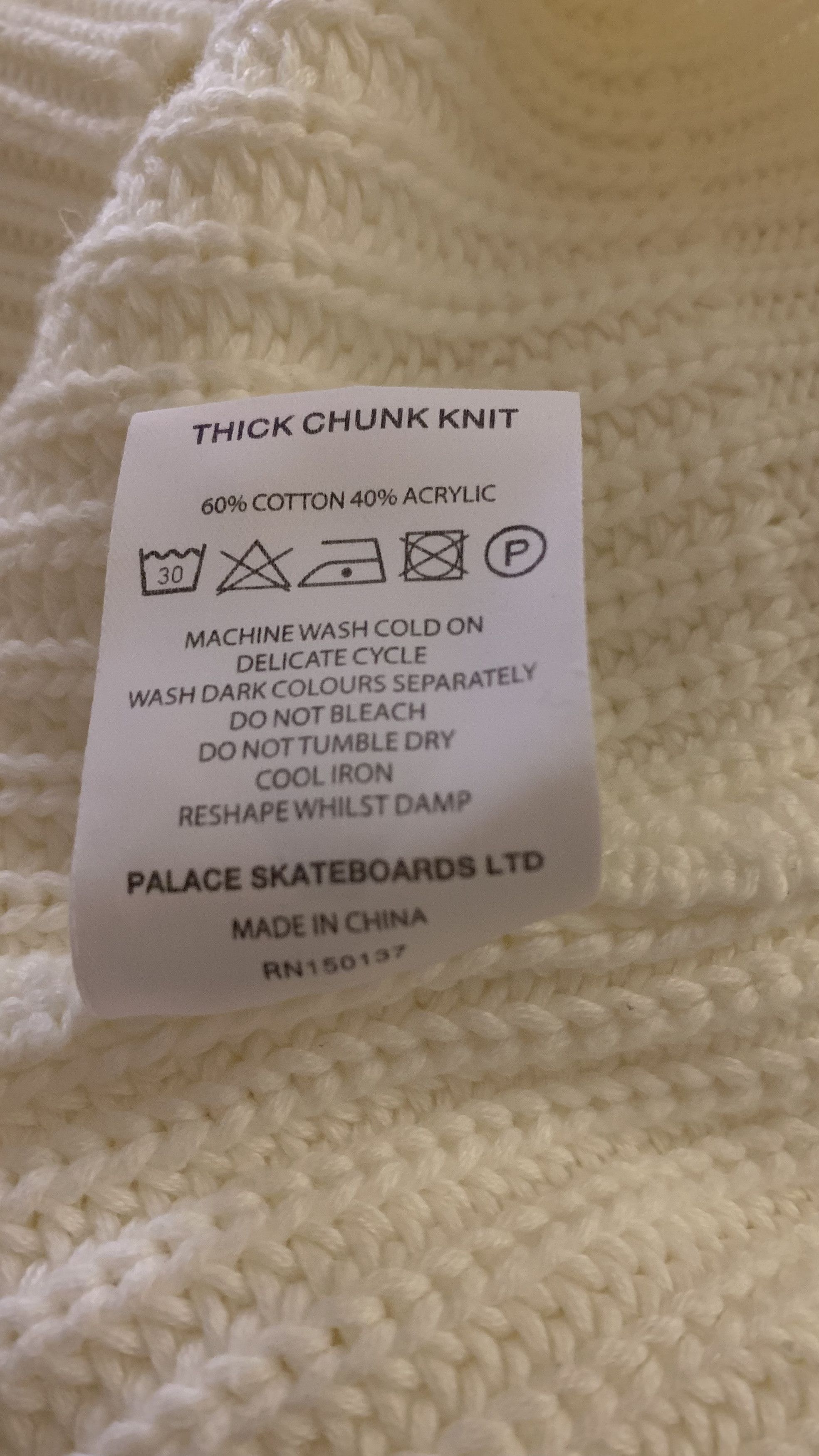Palace Palace Thick Chunk Knit Sweater Size US L / EU 52-54 / 3 - 6 Thumbnail