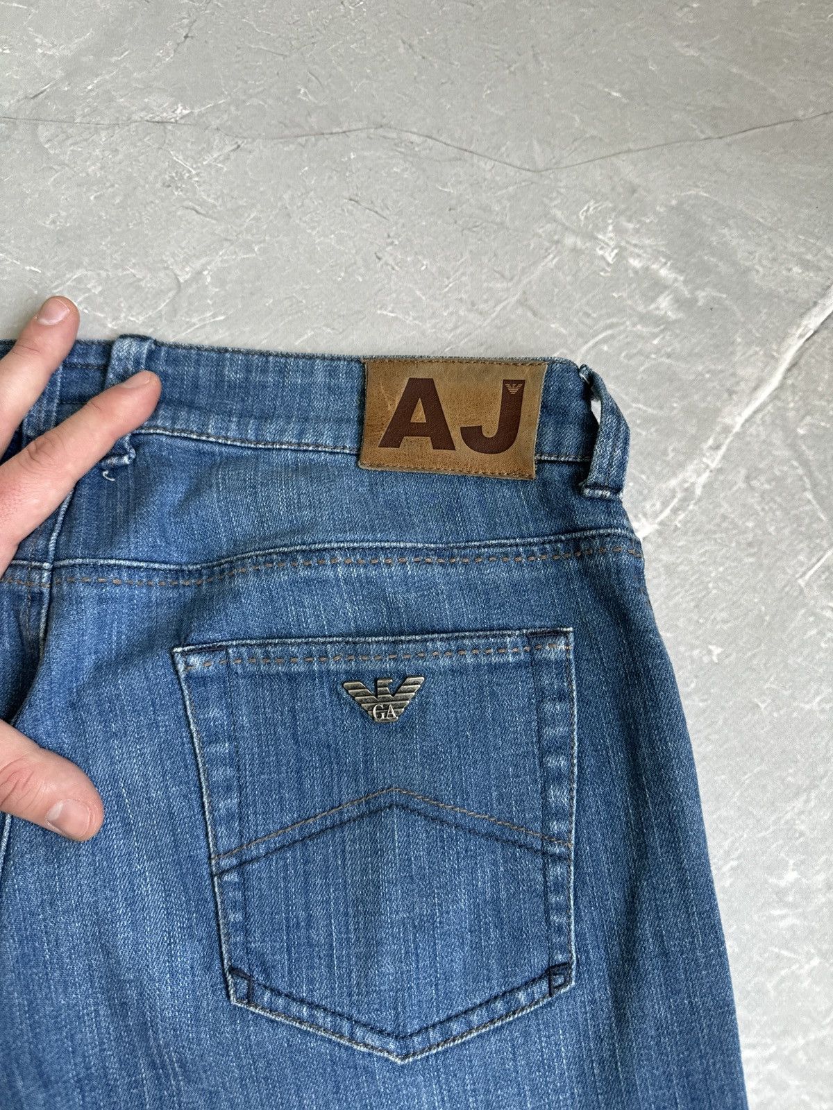 Armani Armani Jeans Denim Pants Straight Size US 28 / EU 44 - 16 Thumbnail
