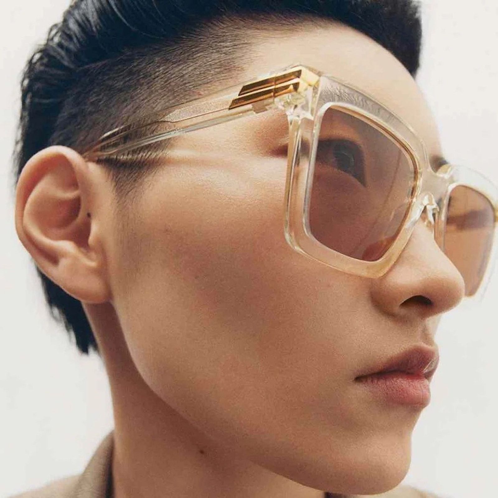Bottega Veneta New! Bottega Veneta BV1005S 005 Tan Sunglasses, Authentic Size ONE SIZE - 5 Thumbnail