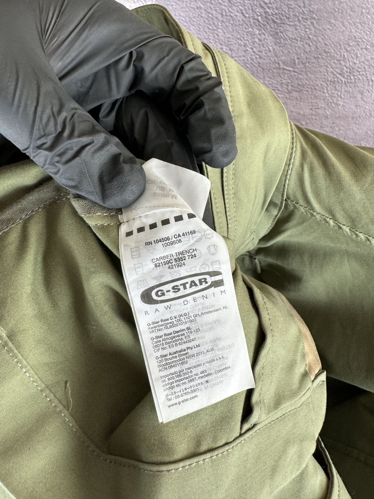 G-Star G-Star Raw Cargo utility military multipocket Carber Trench Size US M / EU 48-50 / 2 - 16 Thumbnail