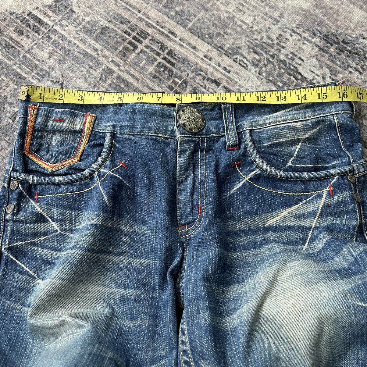 Ed Hardy Red Pepper Punk Embroidrey Jeans Size US 32 / EU 48 - 16 Thumbnail