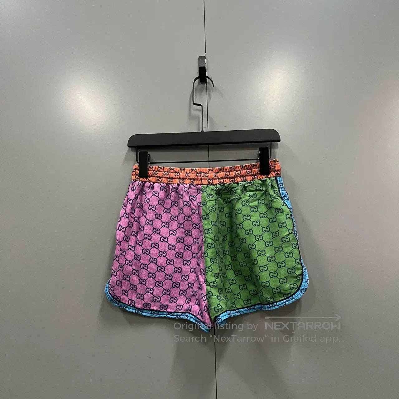 Gucci Gucci Colorblock Monogram Shorts. Size 22" - 2 Thumbnail