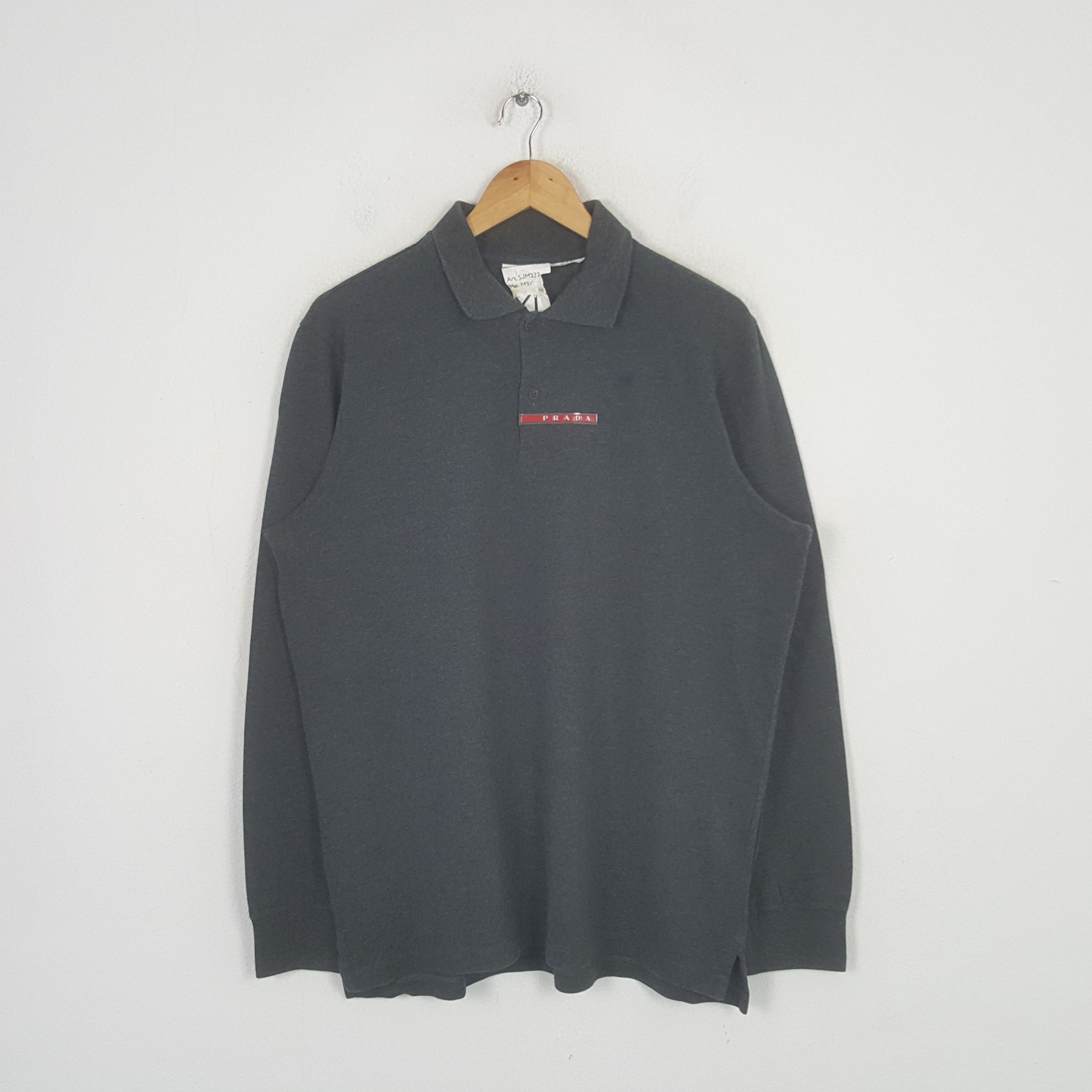 Prada Vintage Prada Italian Brand Polos C301N69 Size US XL / EU 56 / 4 - 1 Thumbnail