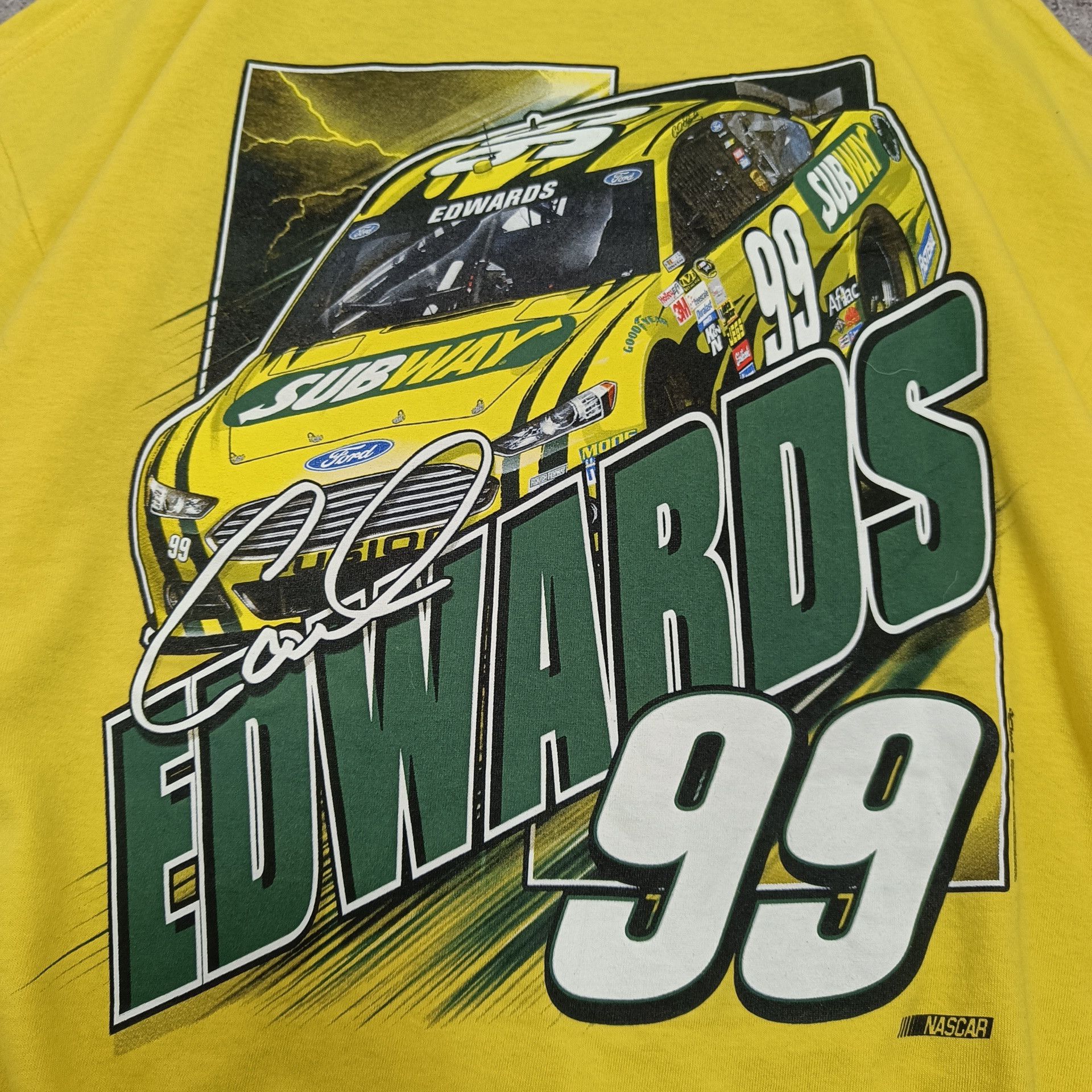 Chase Authentics Vintage Nascar Carl Edwards T-Shirt Size US XL / EU 56 / 4 - 3 Thumbnail
