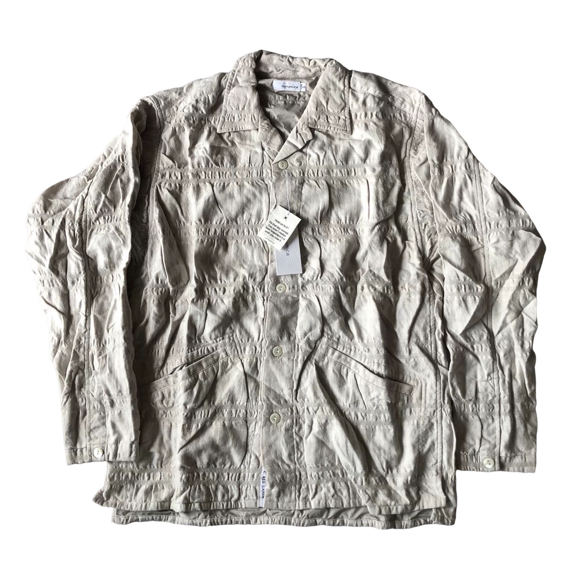 Nanamica nanamica Textured Jacket Beige Size S Size US S / EU 44-46 / 1 - 1 Thumbnail