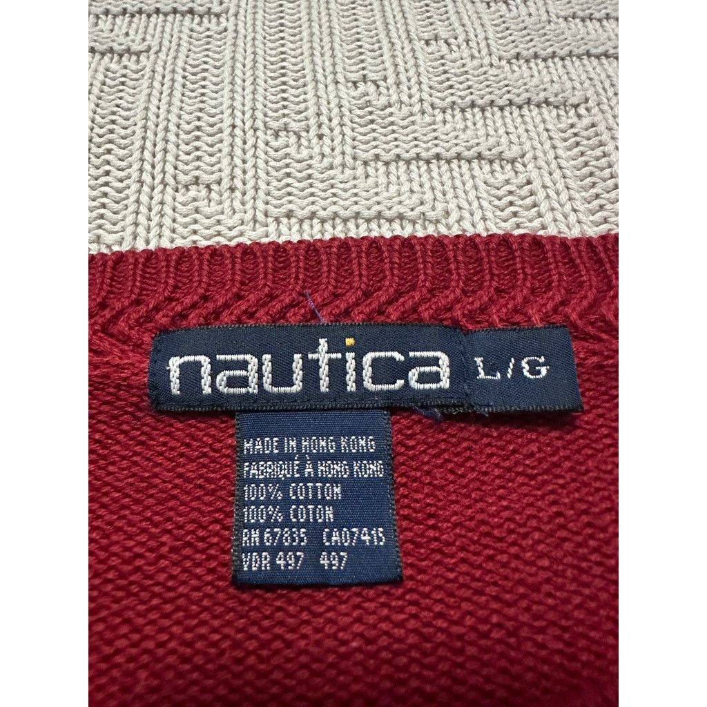 Nautica Vintage Nautica red tartan Christmas plaid sweater size L Size US L / EU 52-54 / 3 - 4 Thumbnail