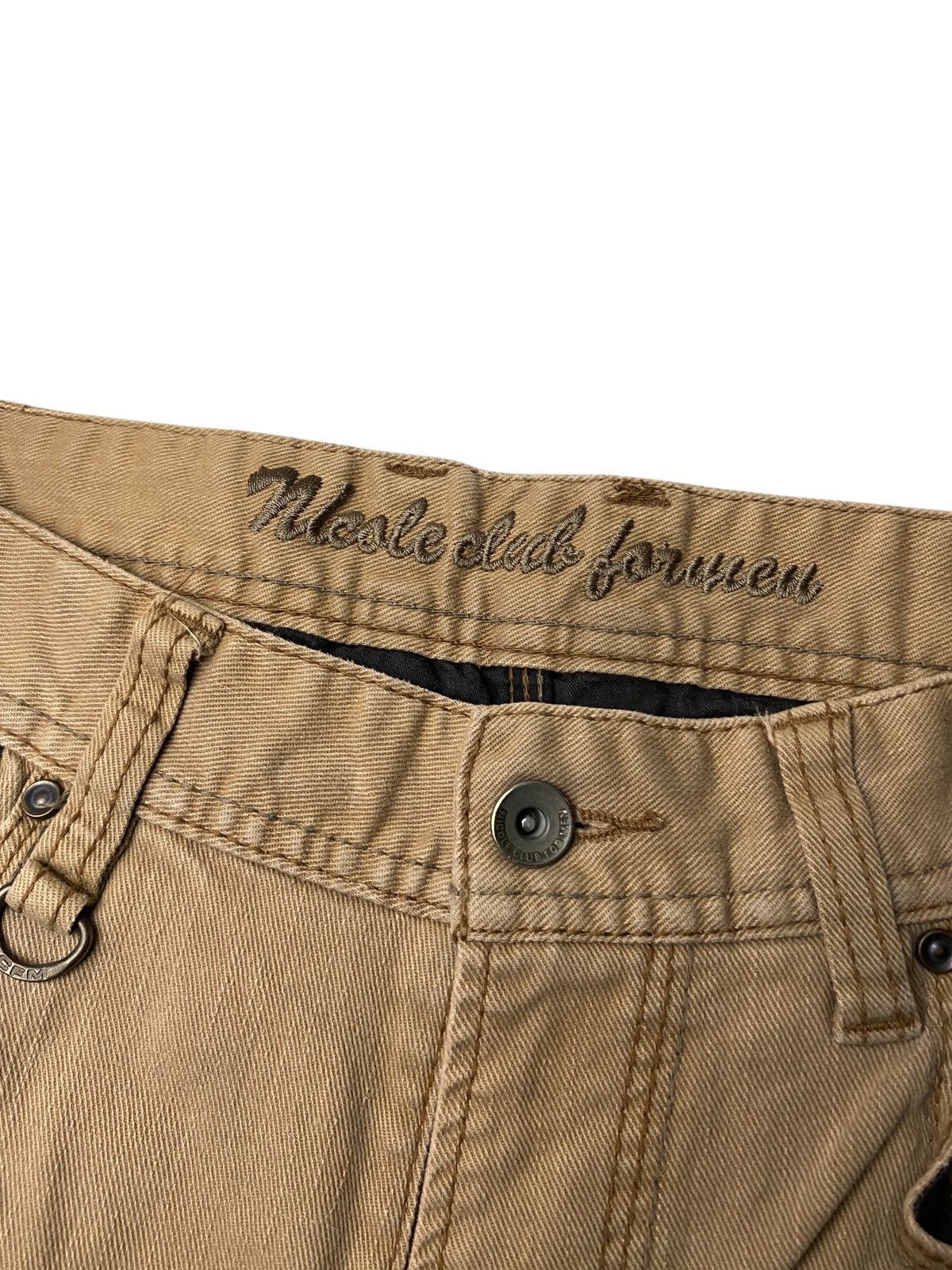 If Six Was Nine 2000's Nicole Club Flared Buckle Multipocket Pants Size US 31 - 5 Thumbnail