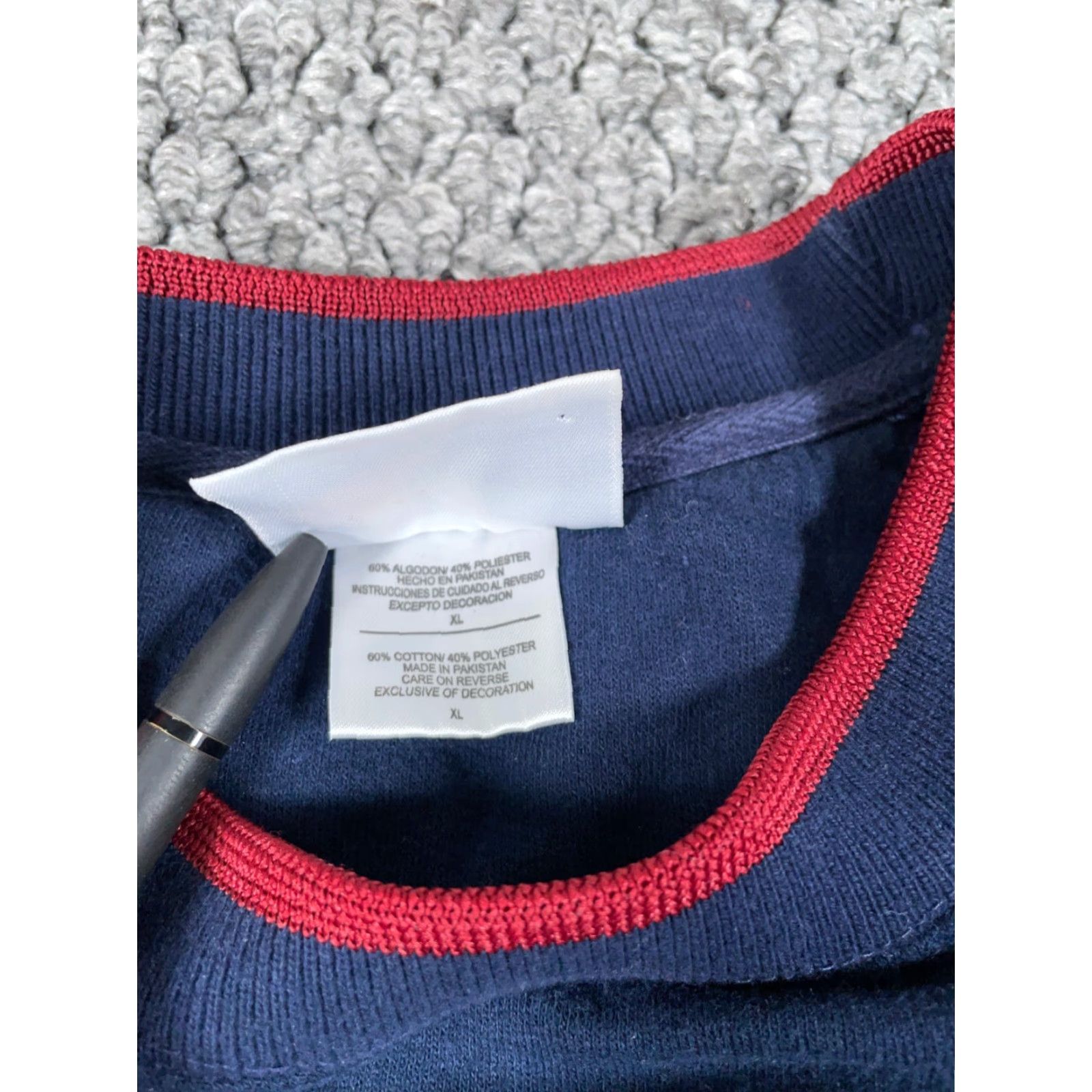 Vintage VINTAGE All American Golfer Sweatshirt Men XL Dark Blue Embroidered 90s Preppy Retro Pullover Crew Neck Size US XL / EU 56 / 4 - 4 Thumbnail