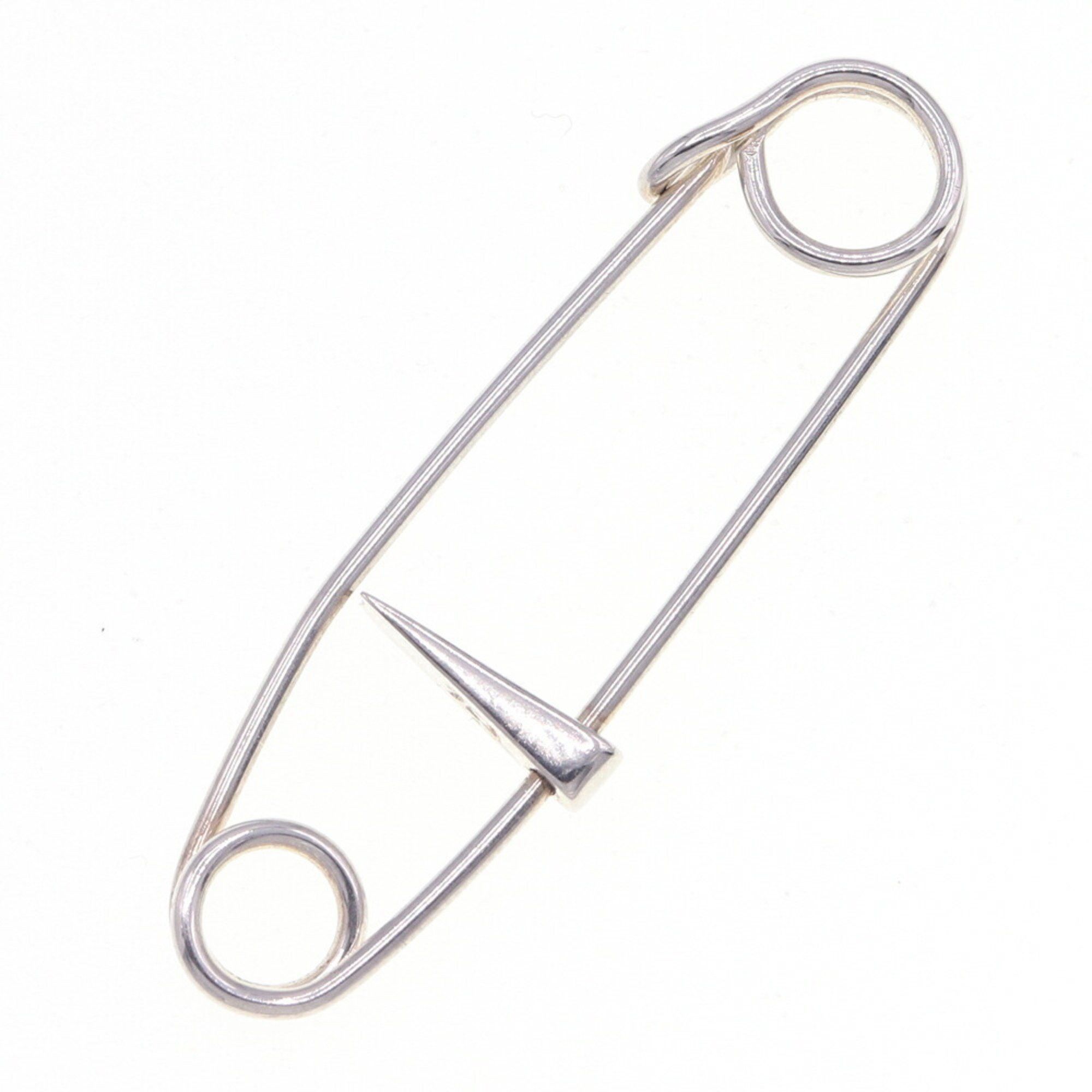 image of Hermes Pin Brooch Silver Sv Sterling 925 Women's Hermes