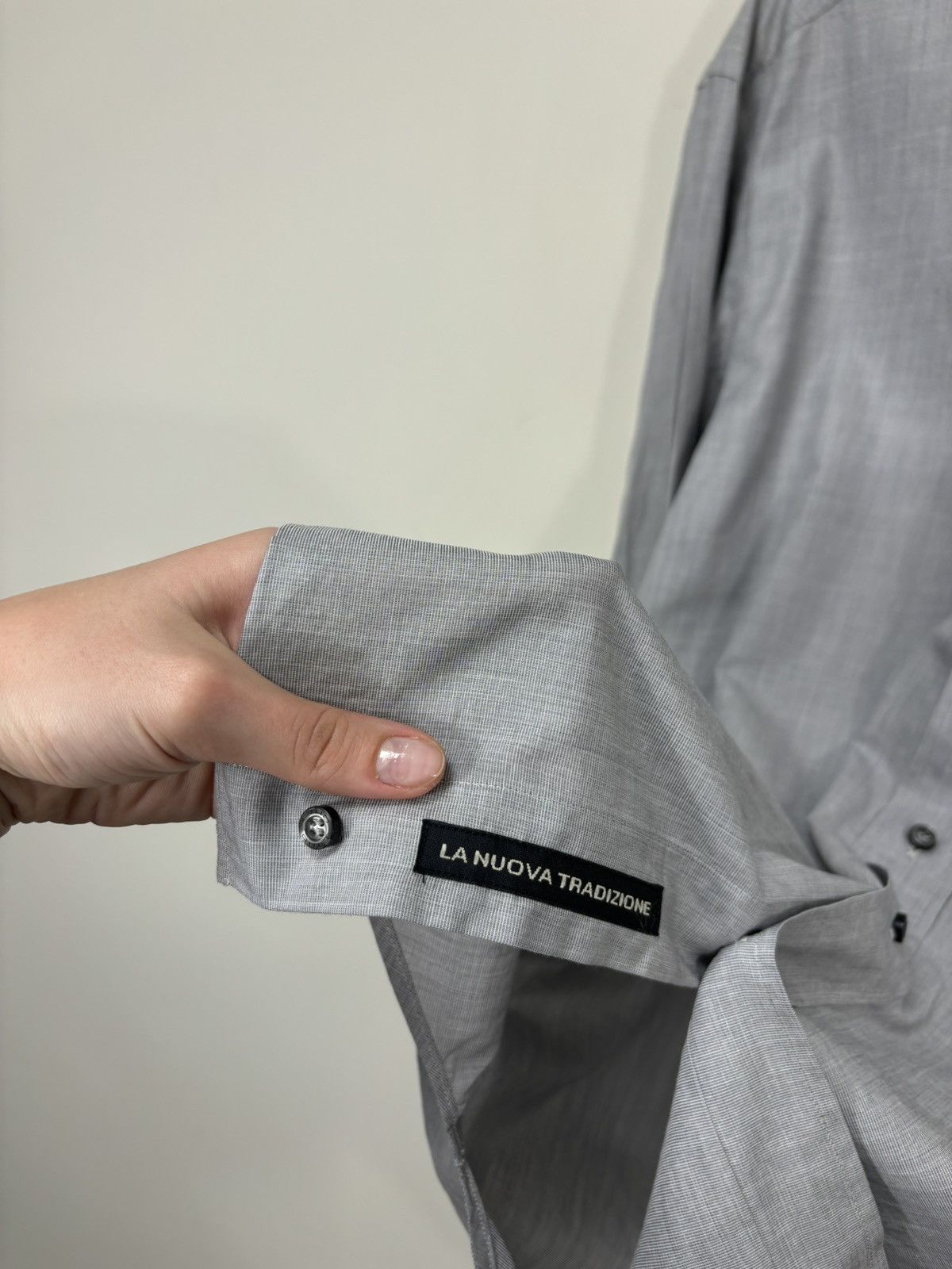 Etro Vintage Etro Men’s Gray Italian Luxury Button Up Dress Shirt Size US M / EU 48-50 / 2 - 6 Thumbnail