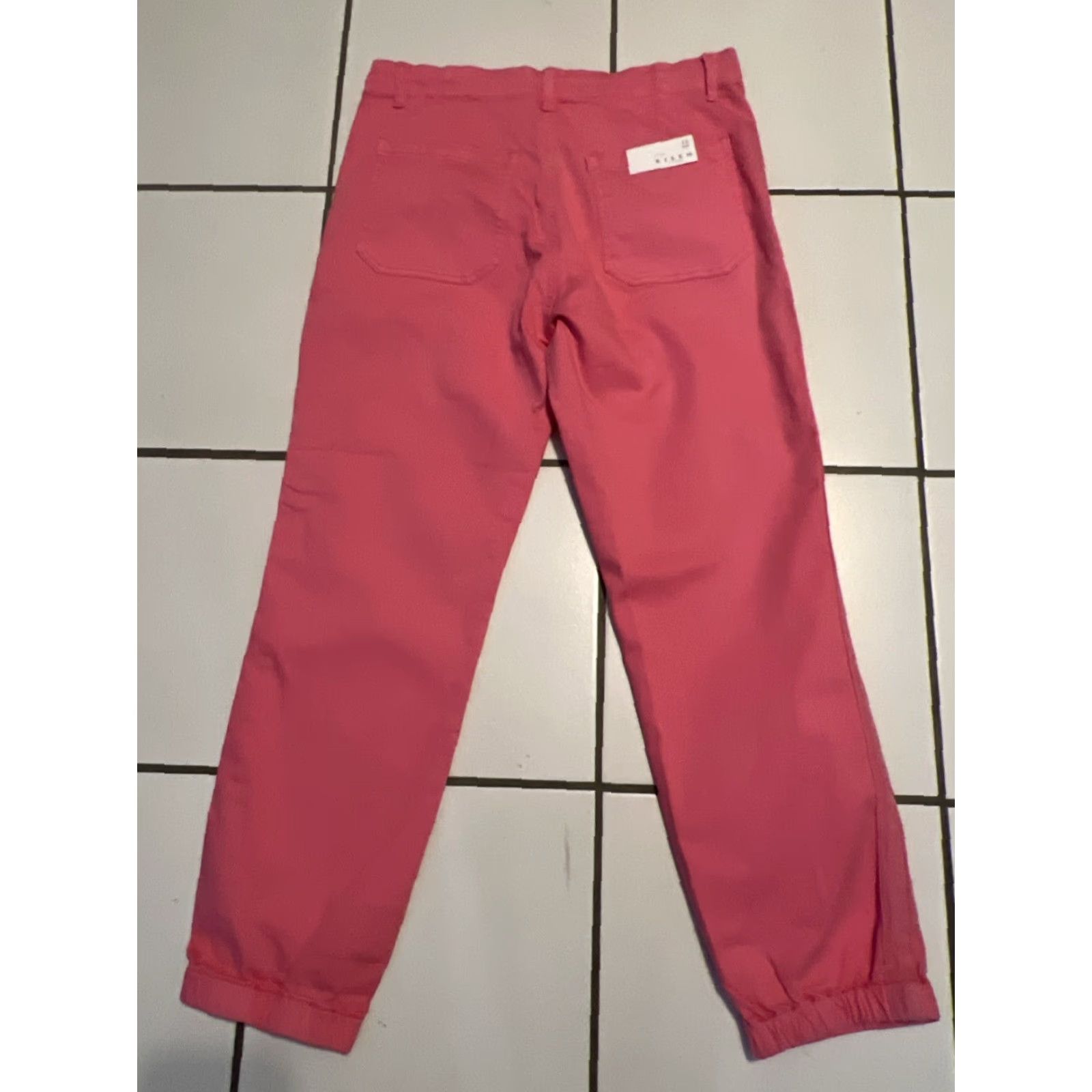 Pinko VINTAGE Risen Women's Pink Tapered Jeans Regular Size 11/30 Pants Size 32" / US 10 / IT 46 - 2 Thumbnail
