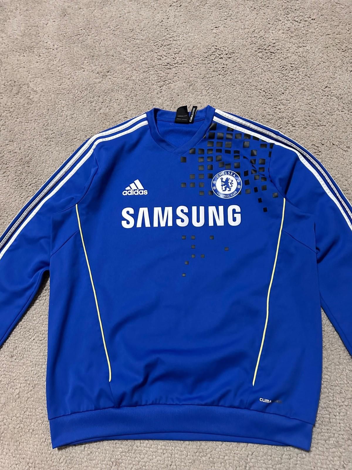 Adidas Vintage Adidas Chelsea Football Sweatshirt Soccer Track Top Size US L / EU 52-54 / 3 - 3 Thumbnail
