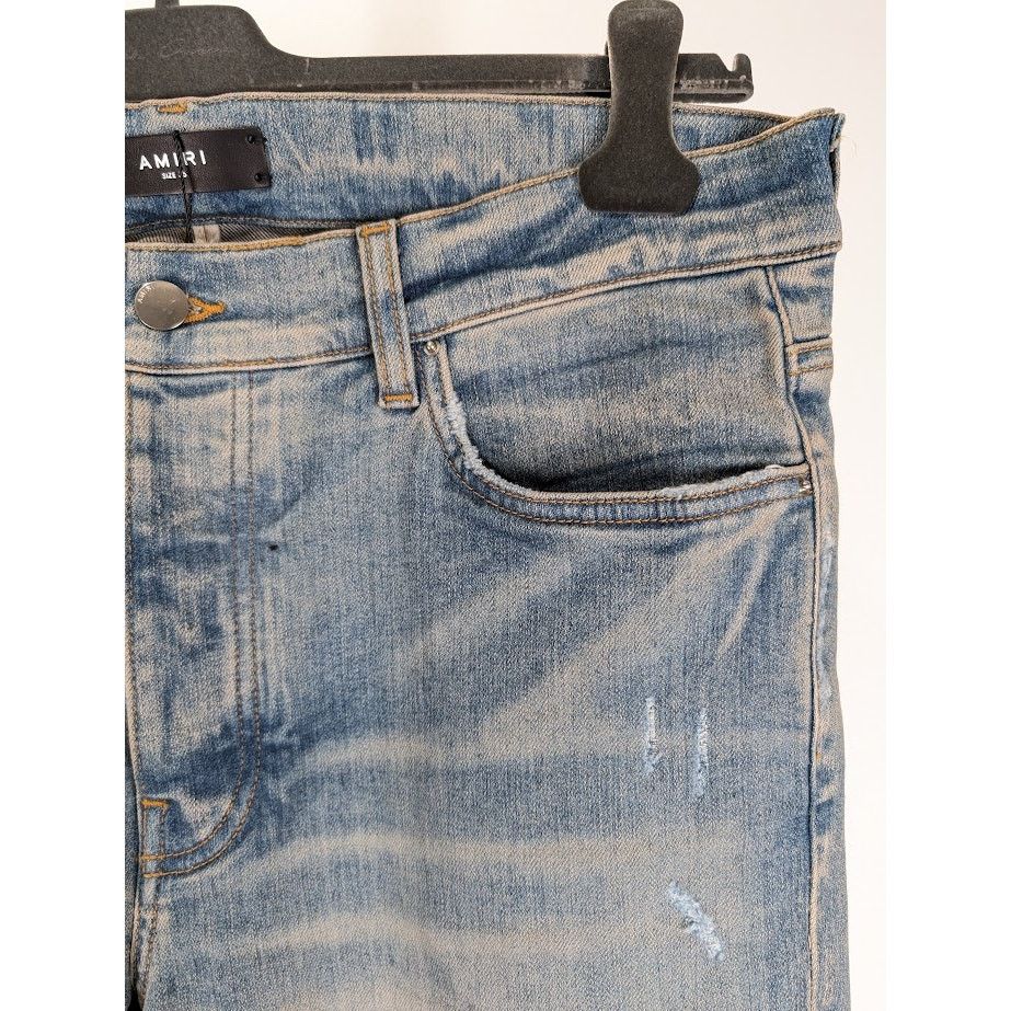 Amiri o1rshd1 Q:2 / Camo Bones Jeans in Clay Indigo Size US 36 / EU 52 - 9 Thumbnail