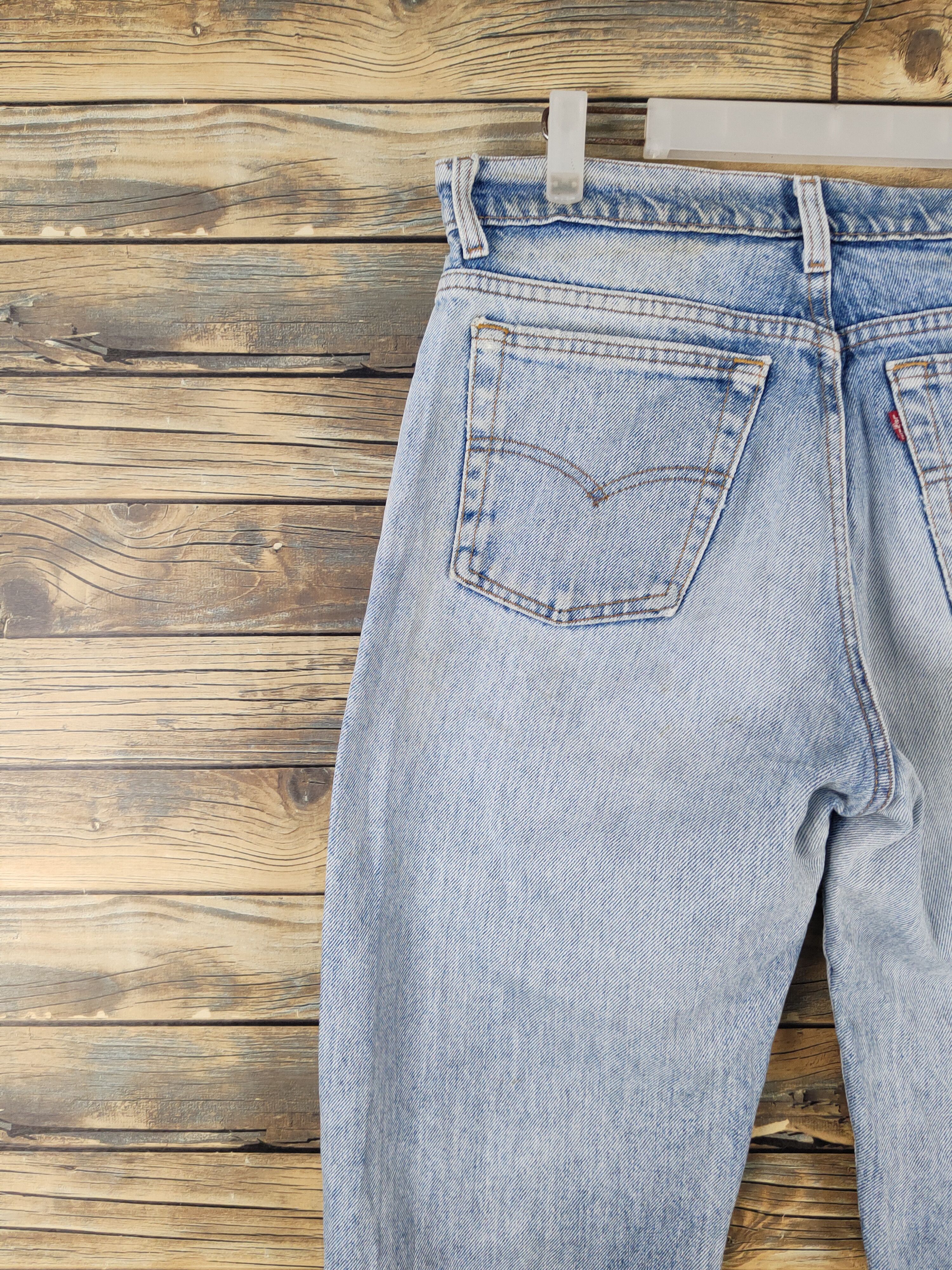 Levi's 510 Levi's Blue Distressed Ripped denim Jeans #W2078 Size US 33 - 8 Thumbnail