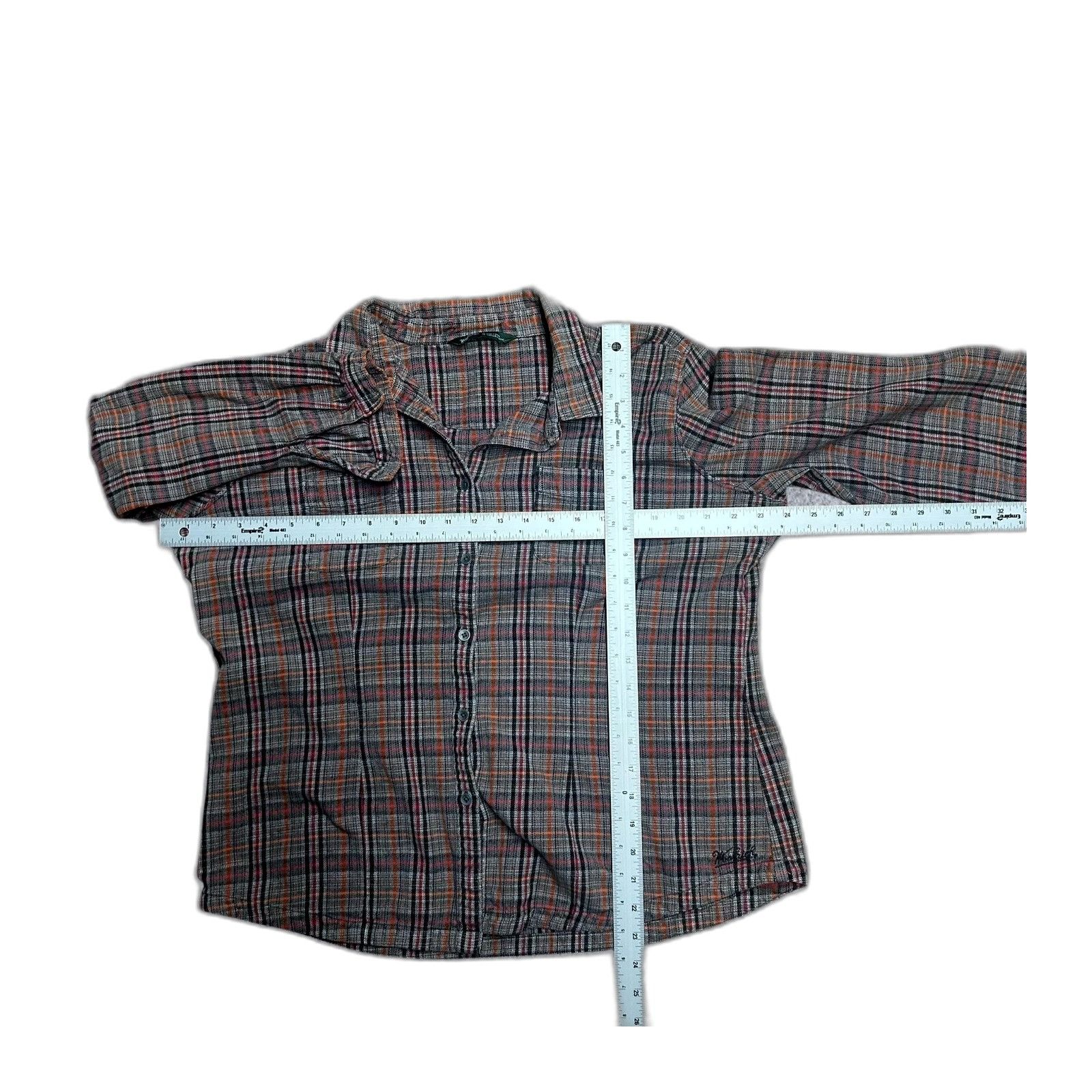Woolrich Woolen Mills Woolrich Women XL Plaid Tartan Pattern Flannel Twilight Size US XL / EU 56 / 4 - 3 Thumbnail