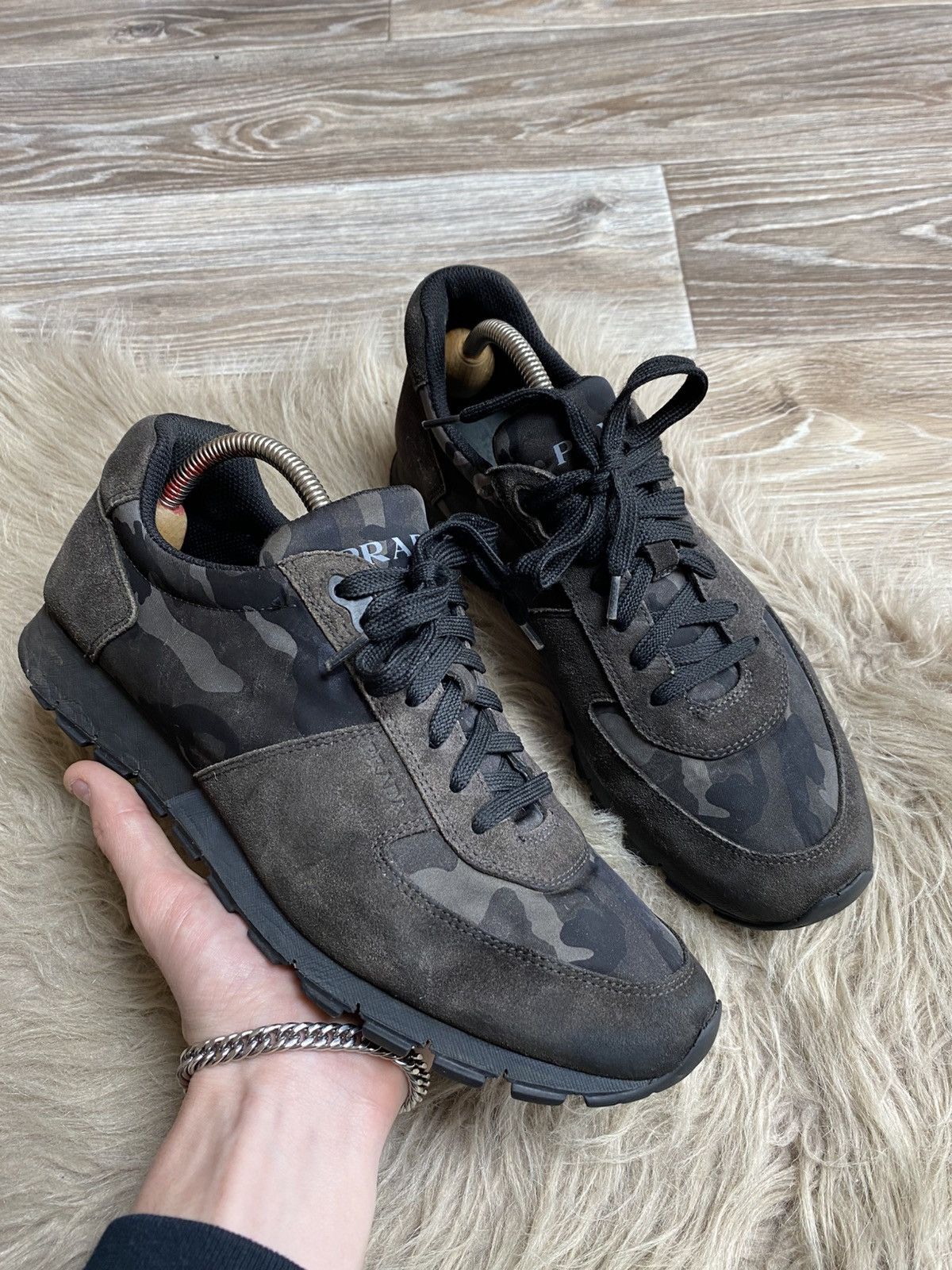 Prada Prada camo sneakers mens 9 Size US 9 / EU 42 - 2 Thumbnail