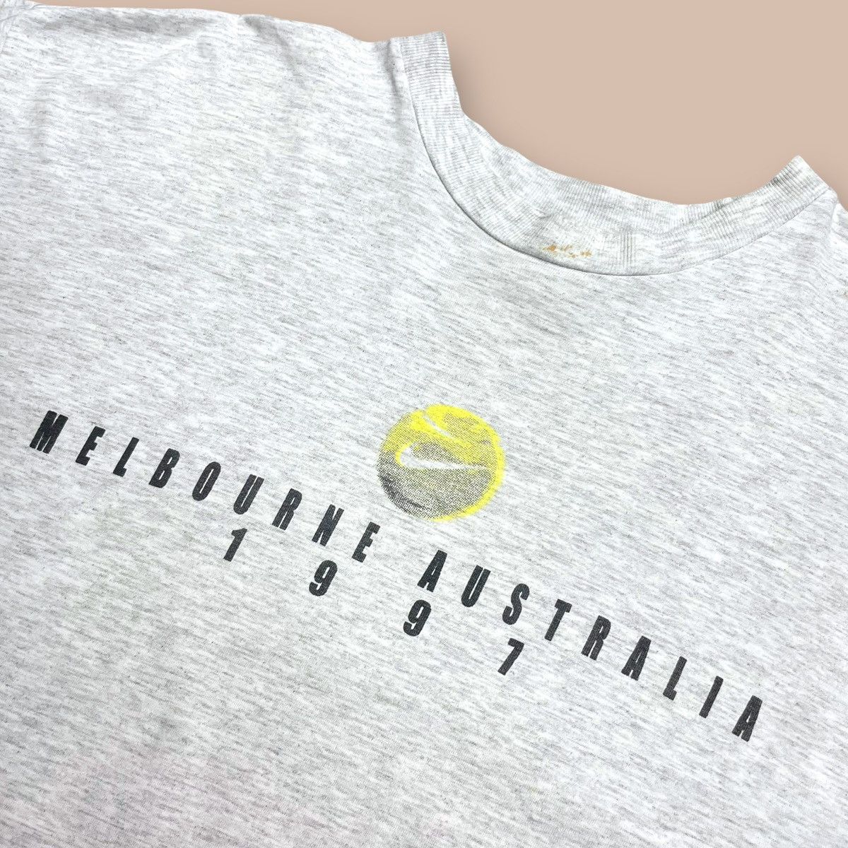 Nike Vintage 90s Nike Andre Agassi "Melbourne Australia 1997" Tee Size US M / EU 48-50 / 2 - 5 Thumbnail