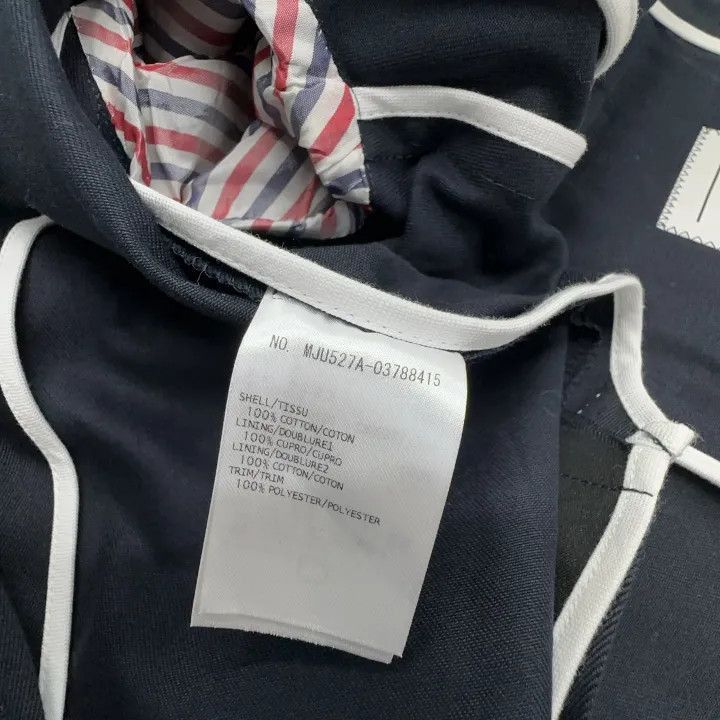 Thom Browne Thom Browne Navy Blue Breathable Suit Jacket -2507 Size US M / EU 48-50 / 2 - 5 Thumbnail