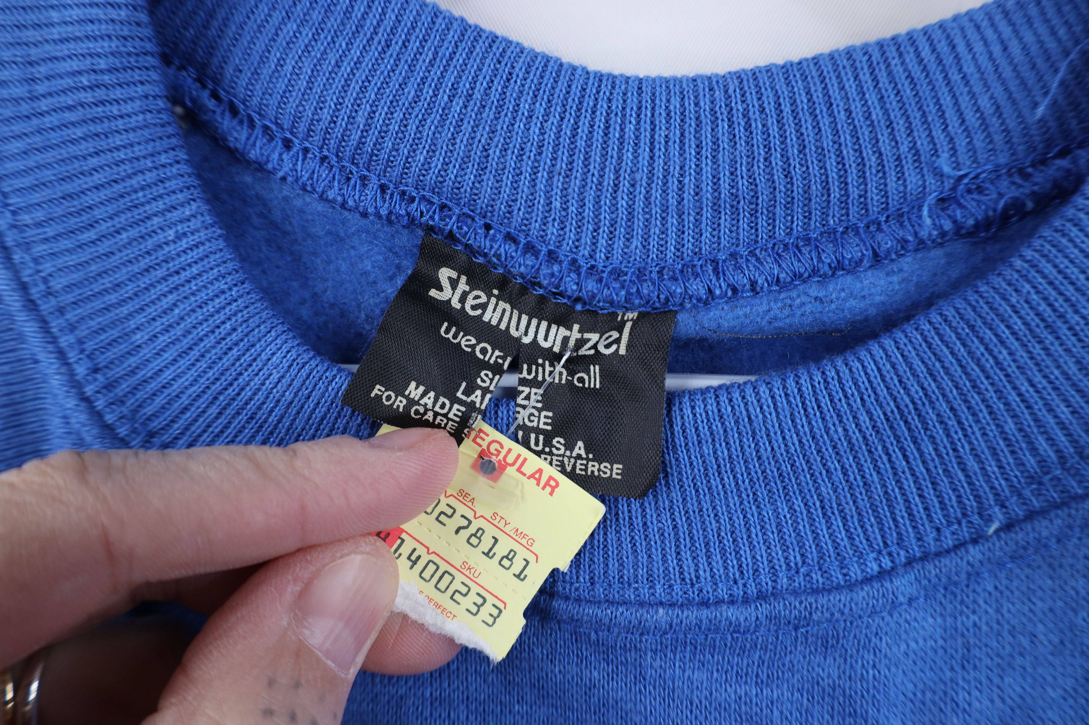 Vintage Deadstock Vintage 70s Streetwear Crewneck Sweatshirt USA Size L / US 10 / IT 46 - 8 Thumbnail