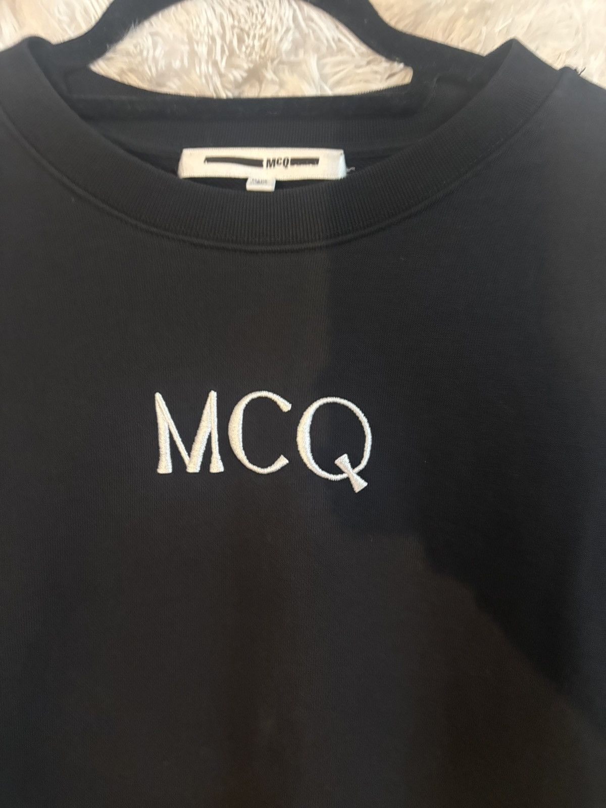 Alexander McQueen Alexander McQueen Black Embroidered Graphic Pullover Size US M / EU 48-50 / 2 - 2 Thumbnail