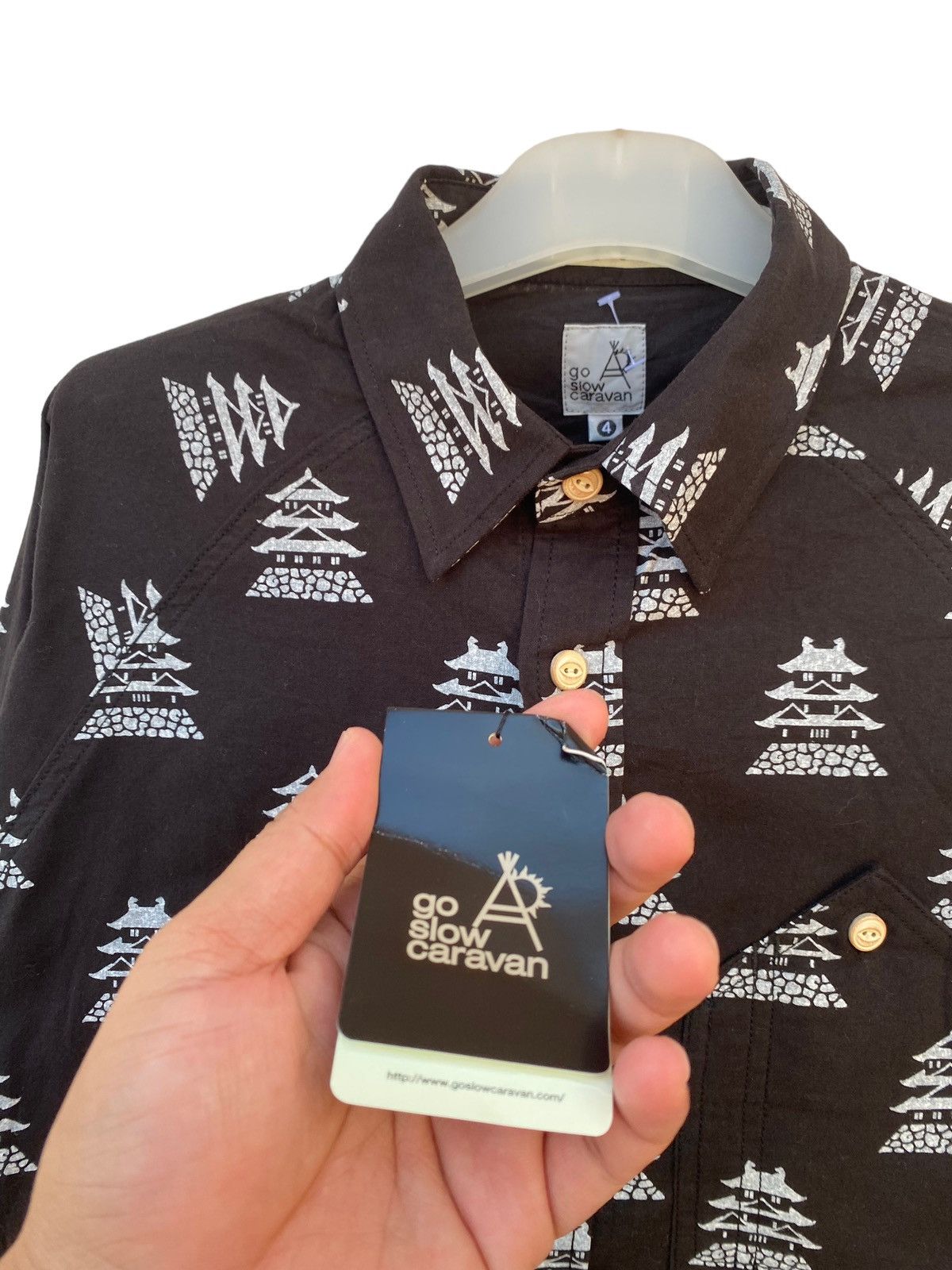 go slow caravan Go Slow Caravan All Over Print Button Up Size US L / EU 52-54 / 3 - 7 Thumbnail