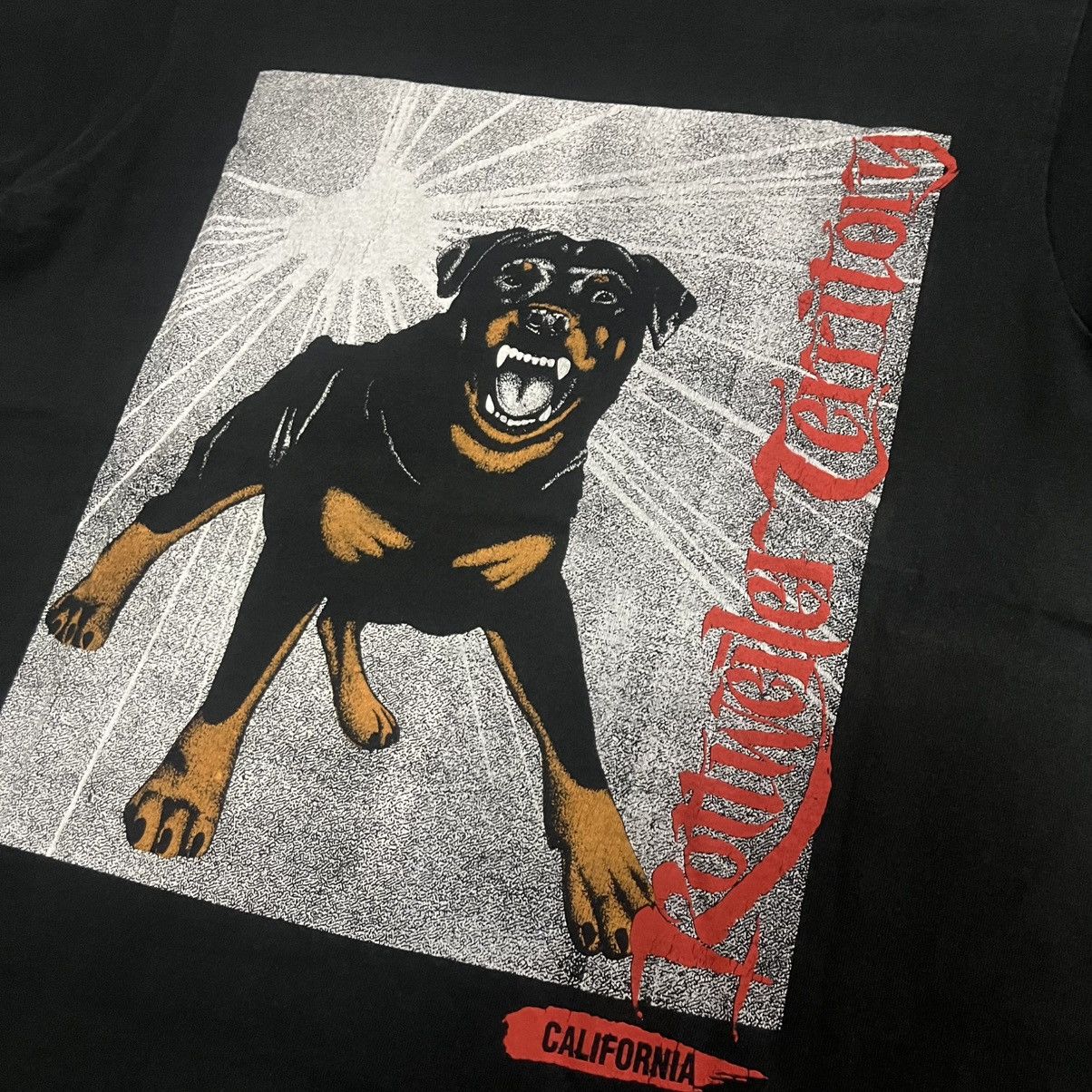 Vintage Vintage 90s "Top Dawg" Rottweiler Territory Tshirt Size US M / EU 48-50 / 2 - 4 Thumbnail
