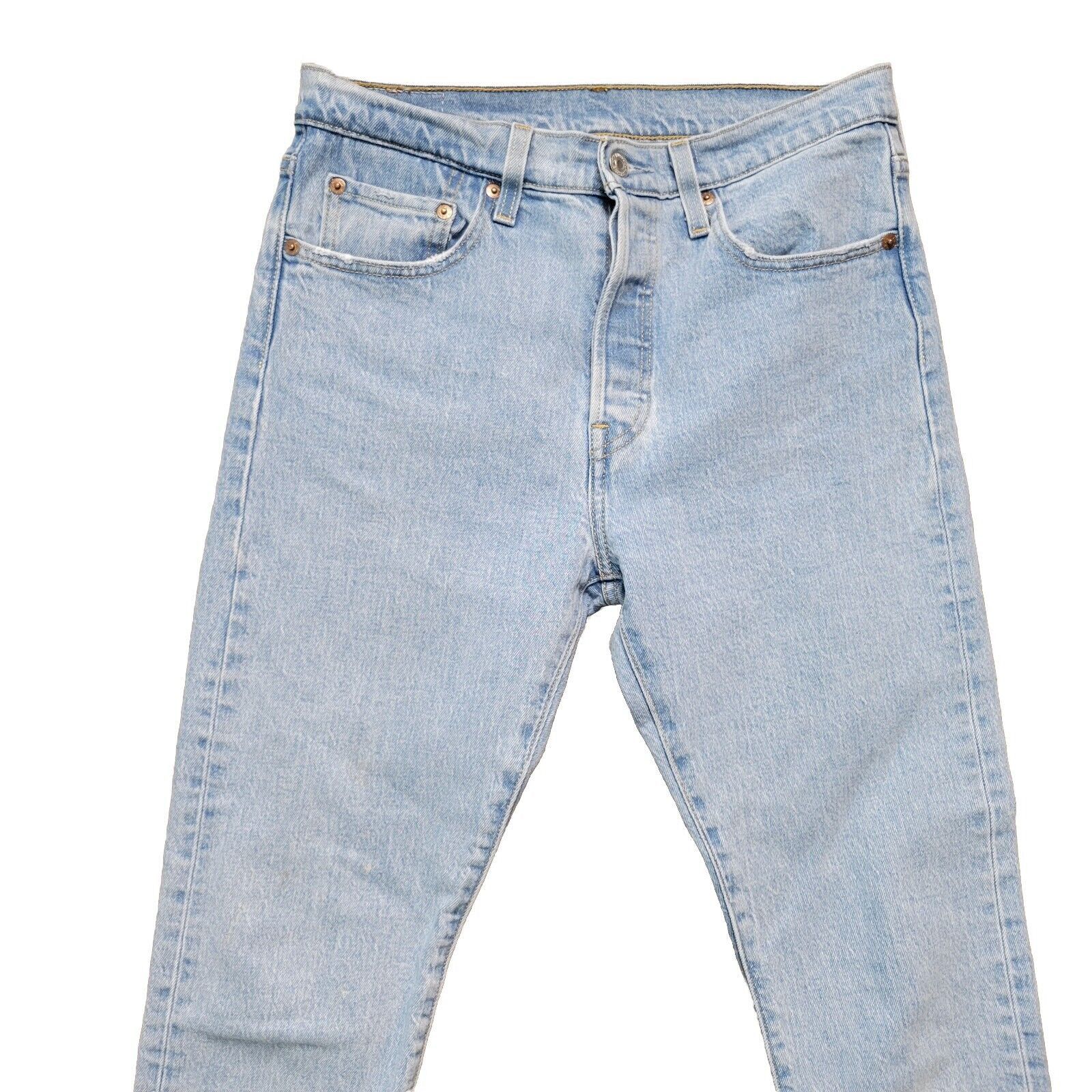 Levi's Levis 501 Button Fly 100% Cotton Jeans 28x28 Skiny Rare Size US 28 / EU 44 - 3 Thumbnail