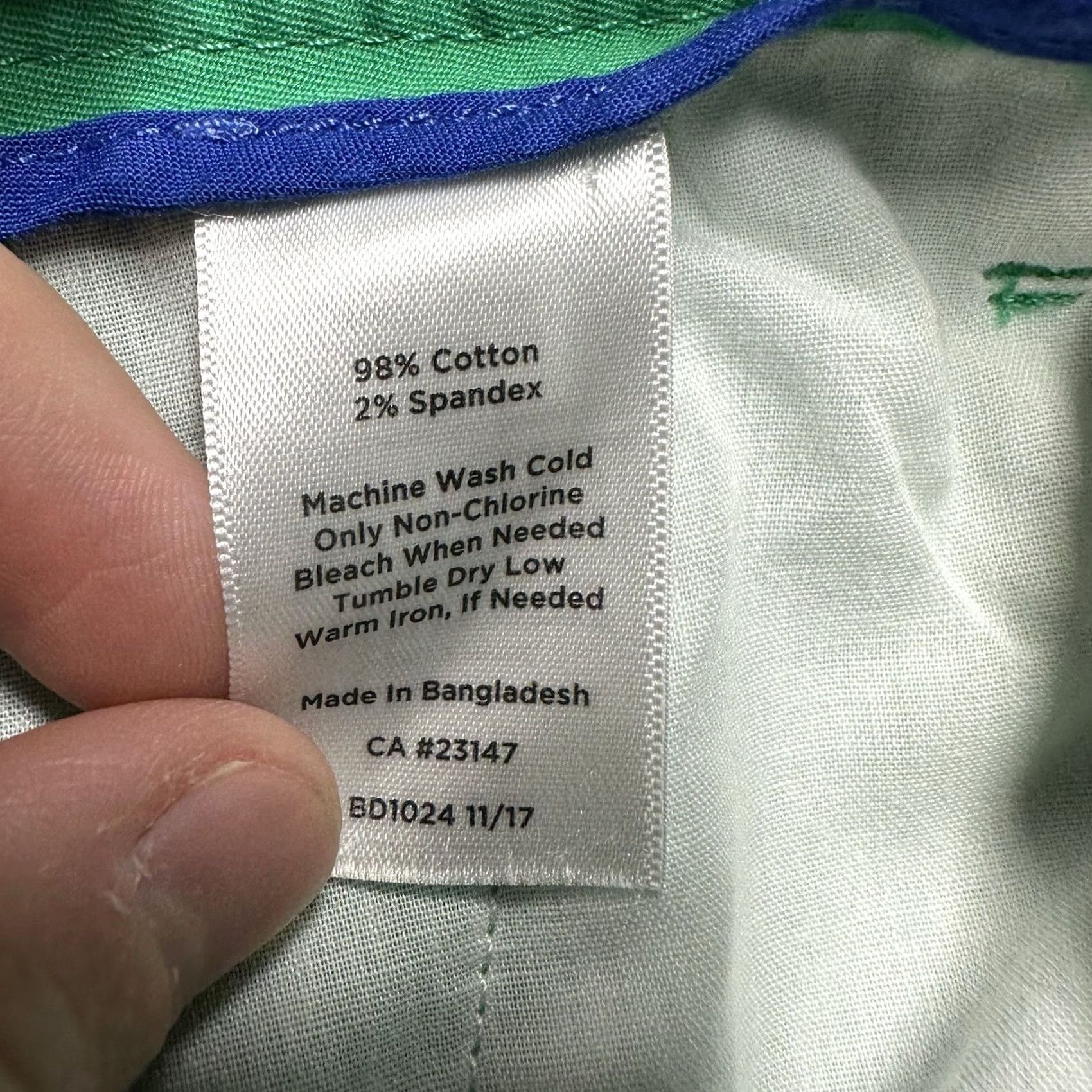 Talbots Talbots Pants Womens 12 Bright Green Girlfriend Chino Casual Lightweight EUC Size 34" / US 12 / IT 48 - 4 Thumbnail