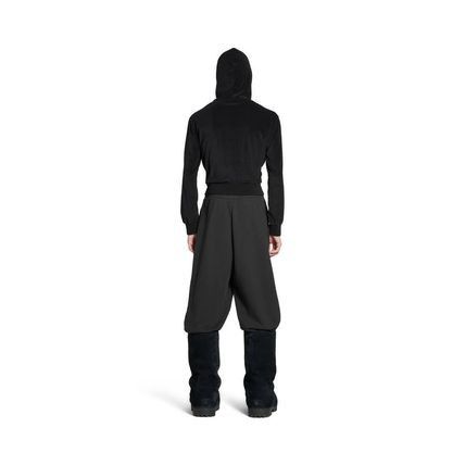 Balenciaga o1w1db10226 Activewear Baggy Sweatpants & Joggers in Black Size US 36 / EU 52 - 4 Thumbnail