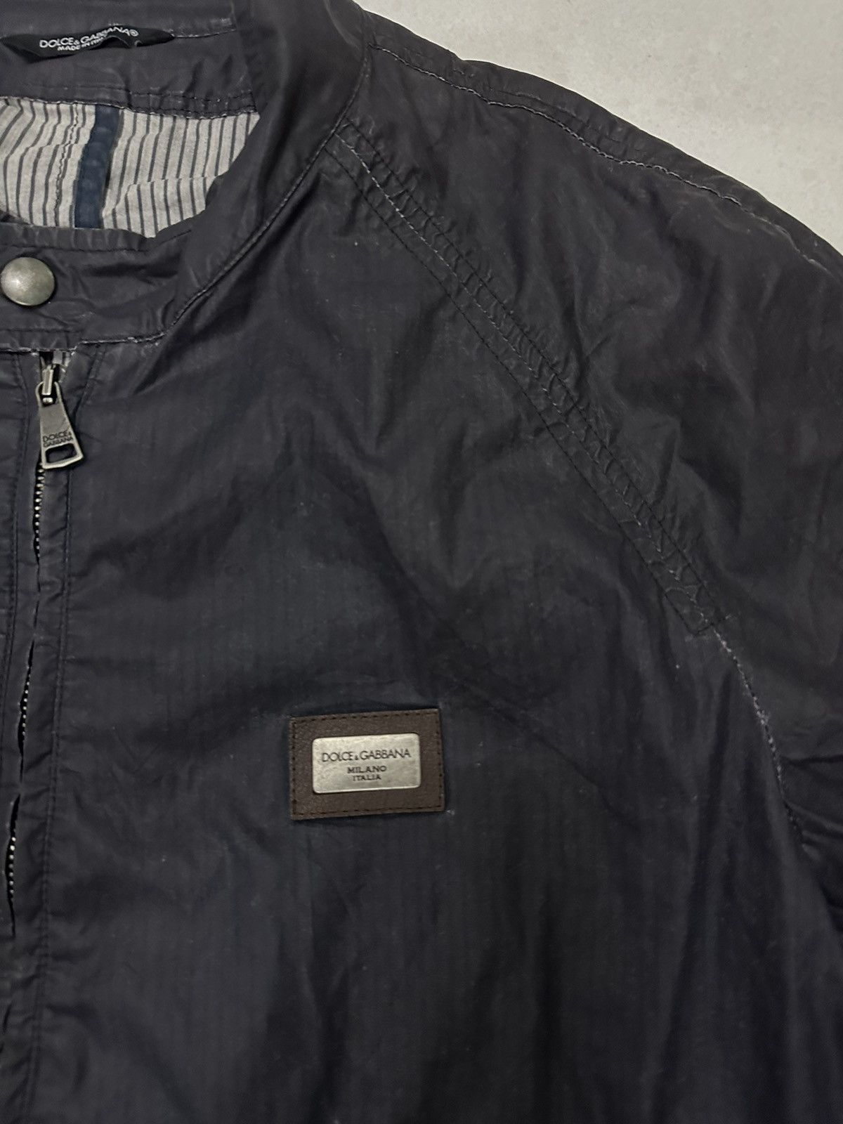 Dolce & Gabbana VTG Distress Dolce & Gabbana Logo Plaque Jacket Size US M / EU 48-50 / 2 - 11 Thumbnail