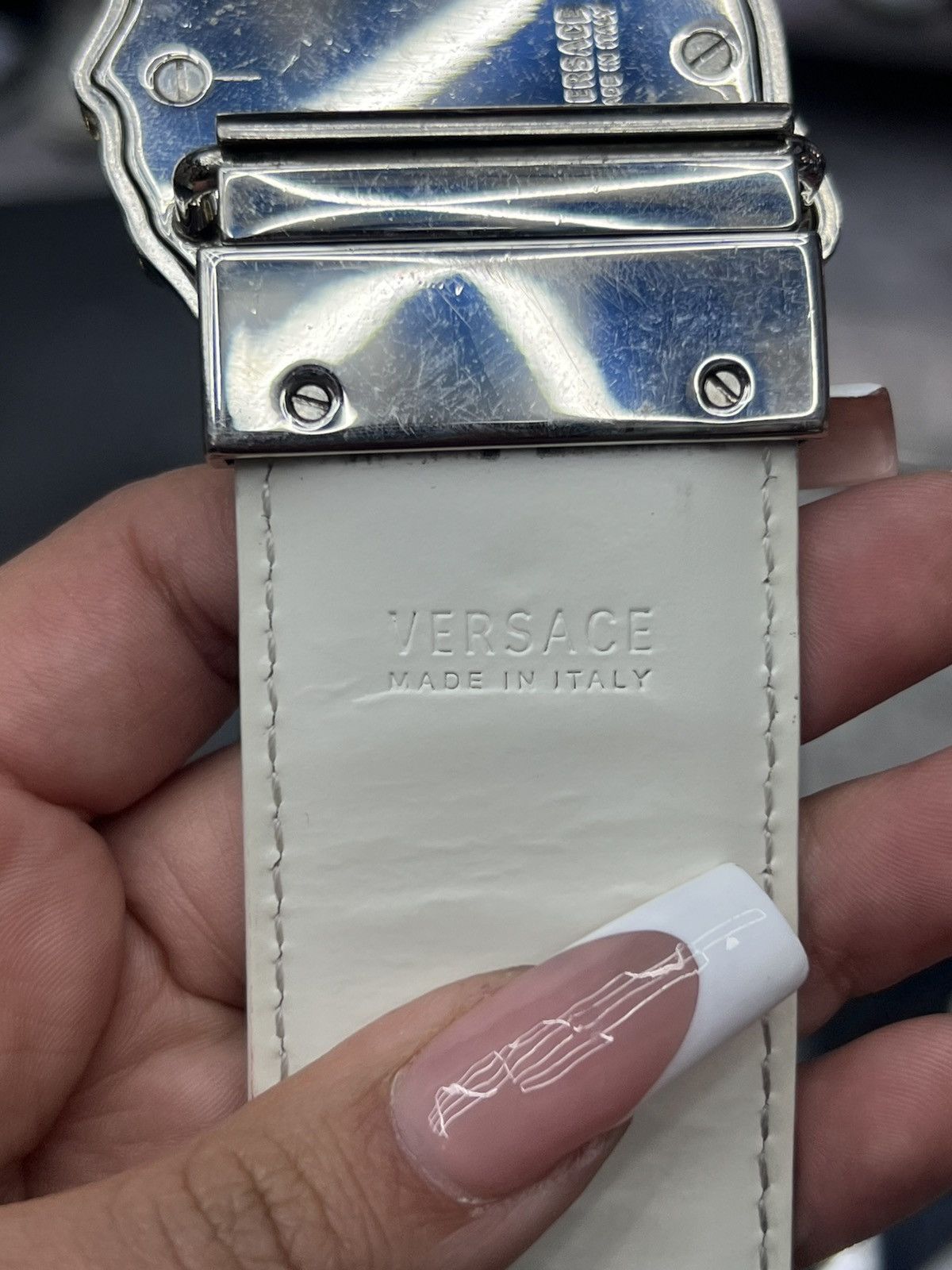 Versace Versace Multicolor Medusa Belt Size 38 - 7 Thumbnail