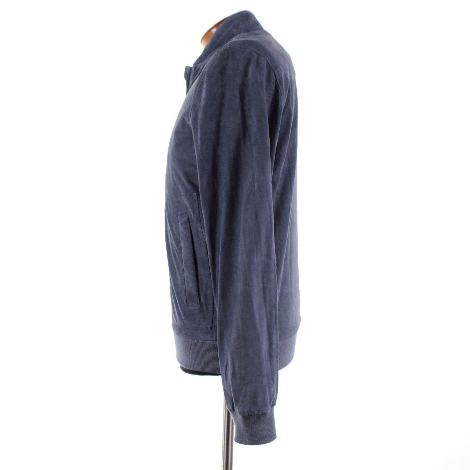 Luciano Barbera Luciano Barbera Jacket Size M US In Blue Suede Size US M / EU 48-50 / 2 - 4 Thumbnail