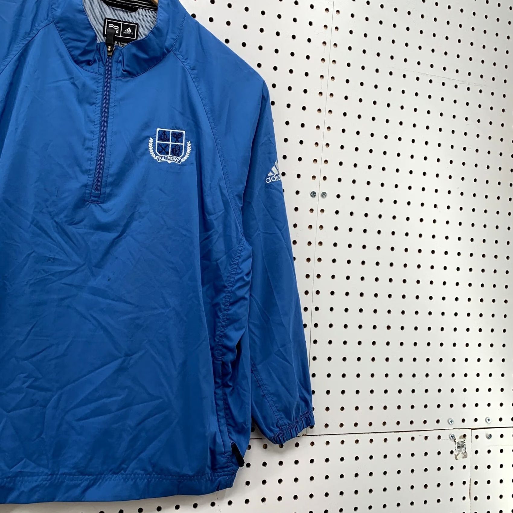 Adidas Adidas Golf Jacket Windbreaker 1/4 Zip Blue XL Men Size US XL / EU 56 / 4 - 4 Thumbnail