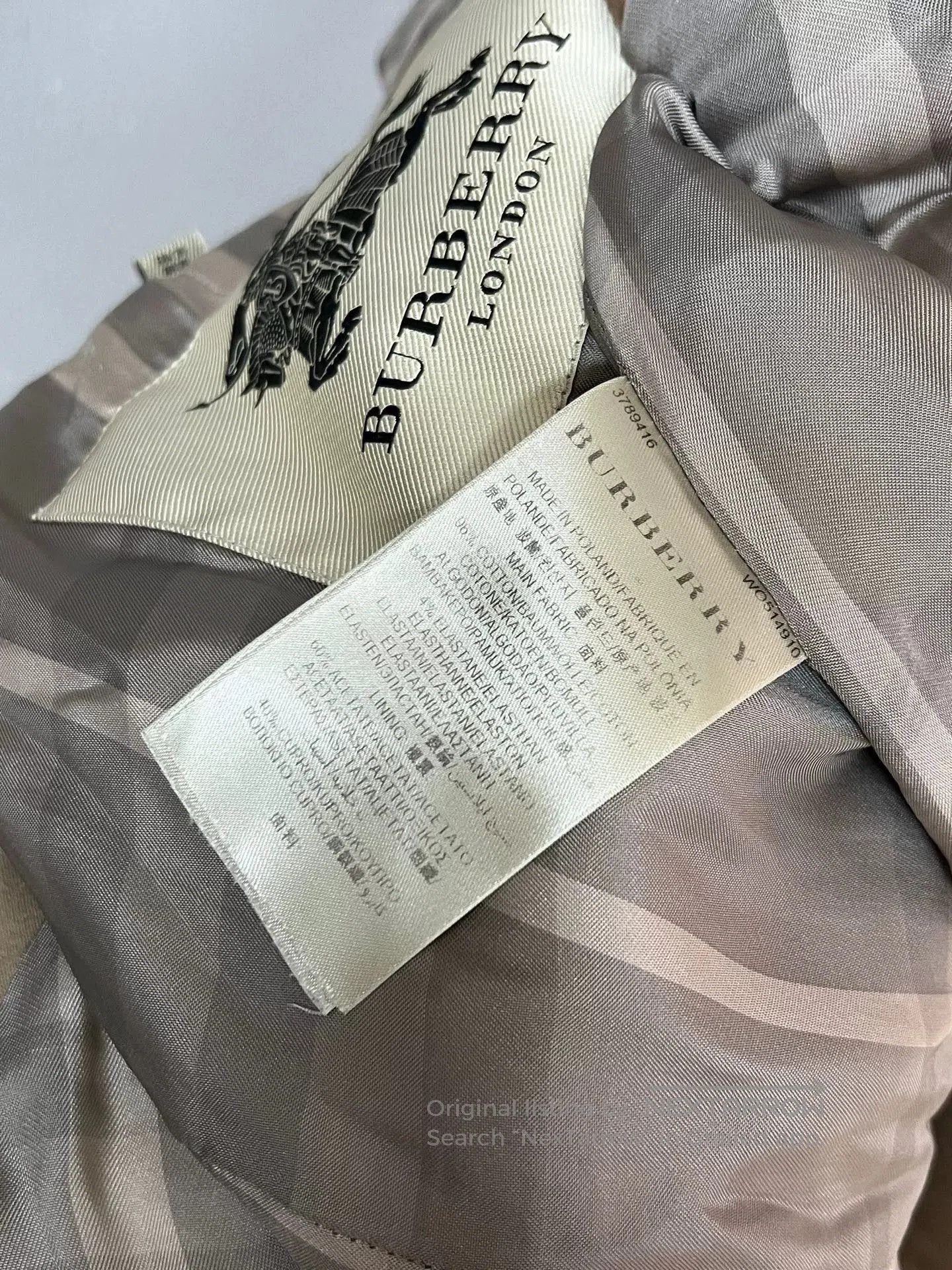 Burberry burberry khaki check trench coat. Size XS / US 0-2 / IT 36-38 - 4 Thumbnail