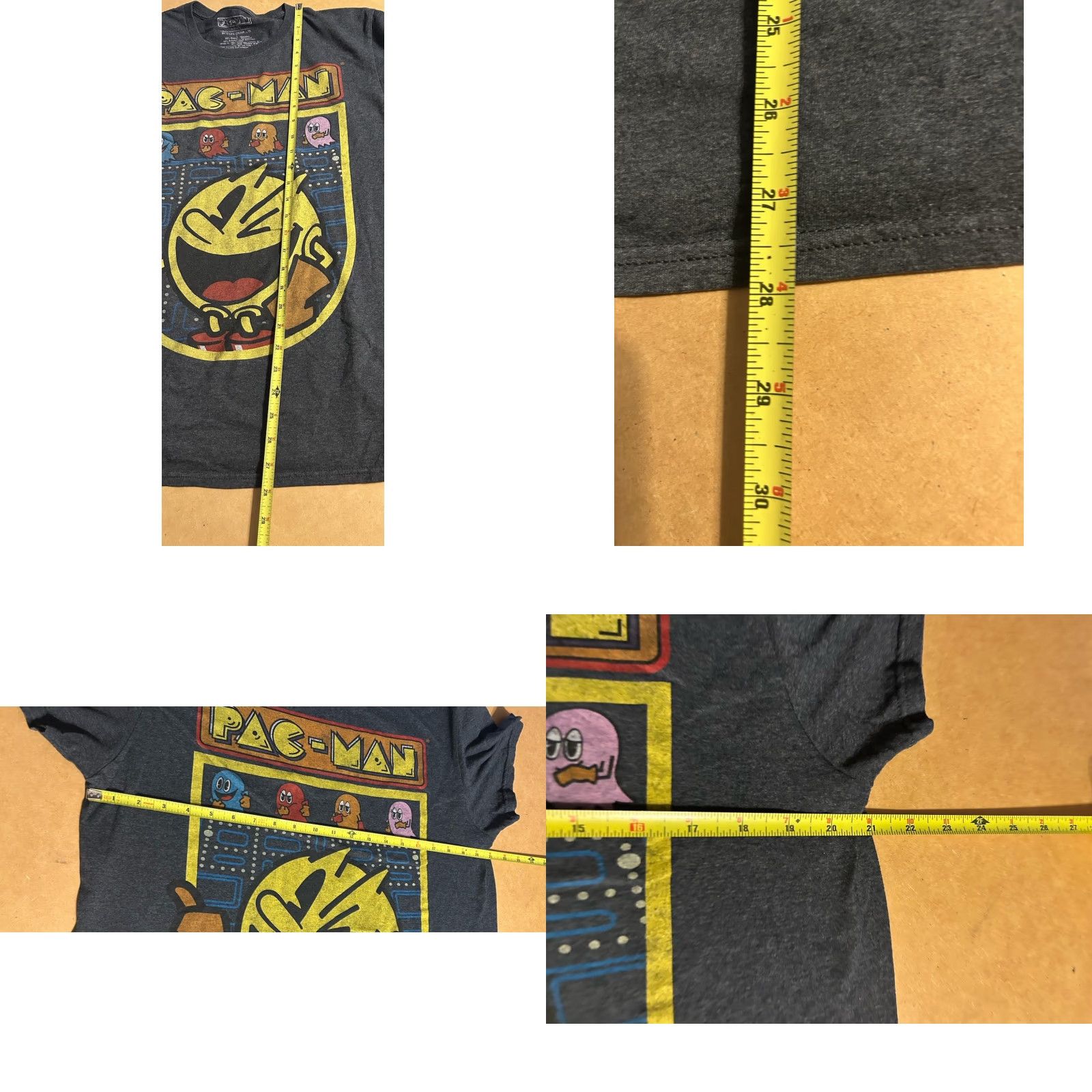 Etro PAC-Man Retro Shirt Men Large Dark Gray Short Sleeve Graphic Print 80s Gaming Size US L / EU 52-54 / 3 - 8 Thumbnail