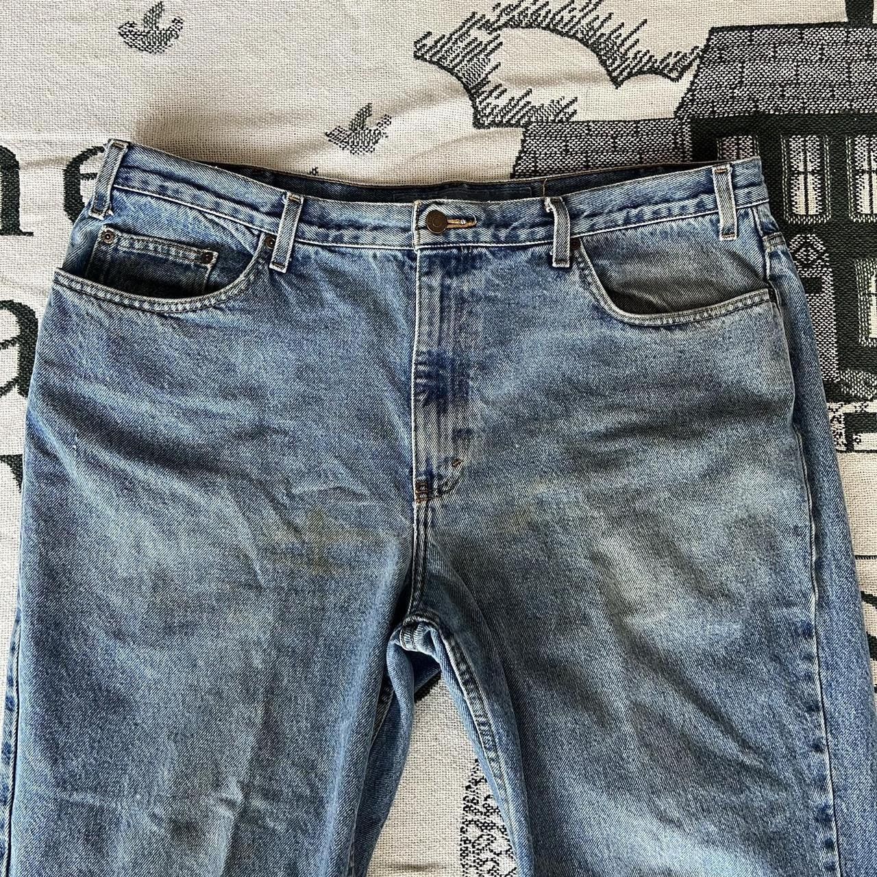 Vintage Vintage Y2K/2000s Super Baggy Grunge Medium wash Skater Style Denim Jeans! Size US 40 / EU 56 - 4 Thumbnail