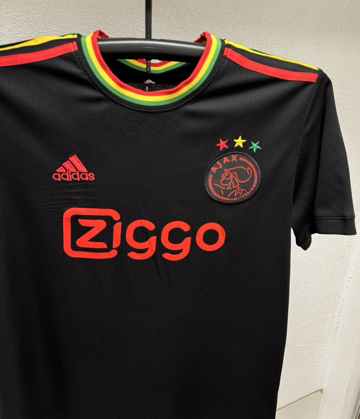 Adidas Adidas ajax soccer jersey Ziggo L sz rasta Size US XL / EU 56 / 4 - 7 Thumbnail