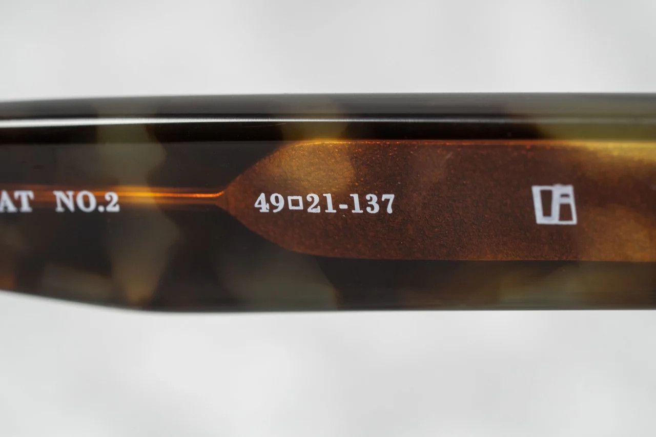 Ann Demeulemeester Ann Demeulemeester Sunglasses Flat Top Black and Brown Size ONE SIZE - 5 Thumbnail