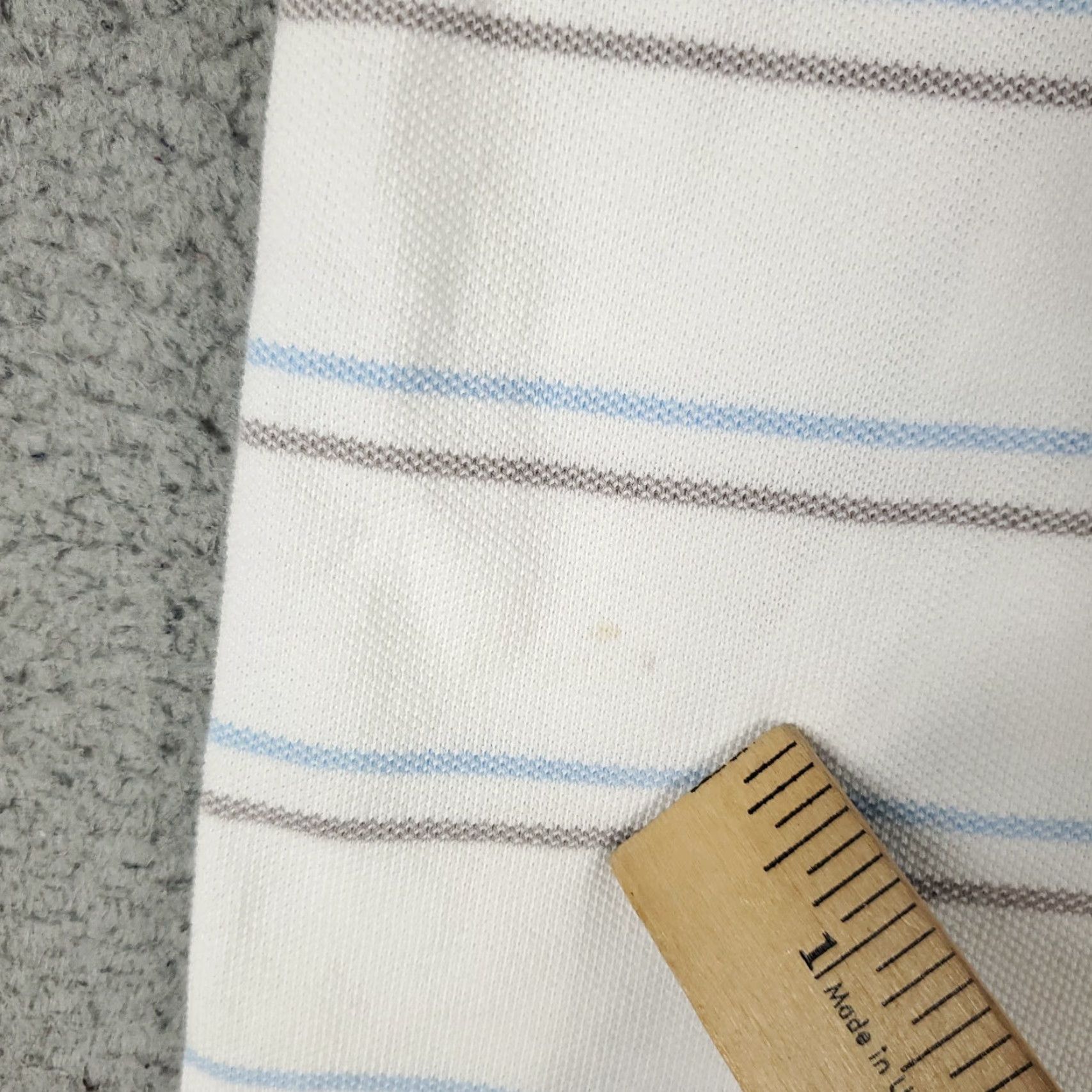 Brooks Brothers Brooks Brothers Polo Shirt Mens Large White Striped Casual Short Sleeve Modern Classic Size US L / EU 52-54 / 3 - 3 Thumbnail