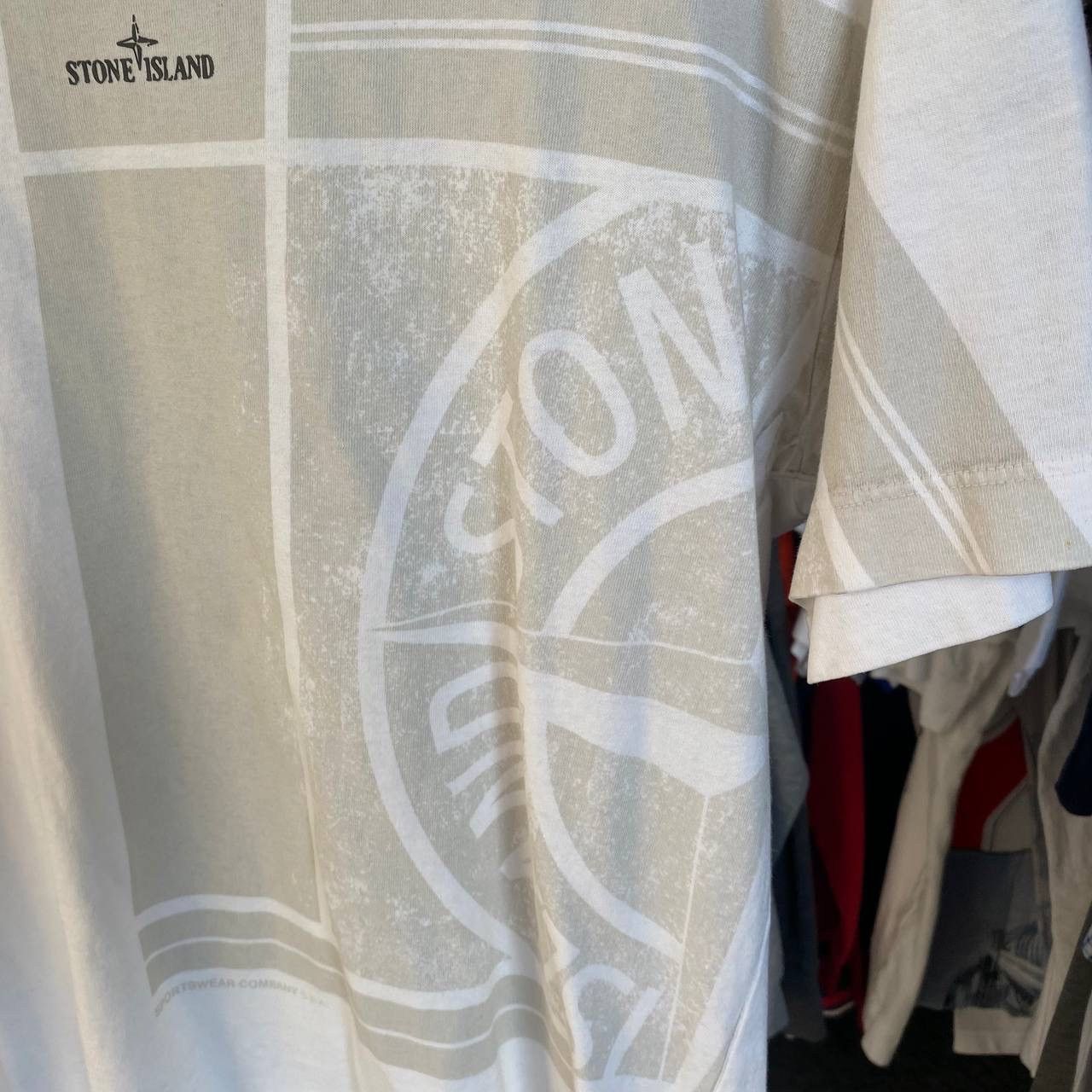 Stone Island Luxury Stone Island Big Logo Y2K luxury streetwear tee Size US S / EU 44-46 / 1 - 4 Thumbnail