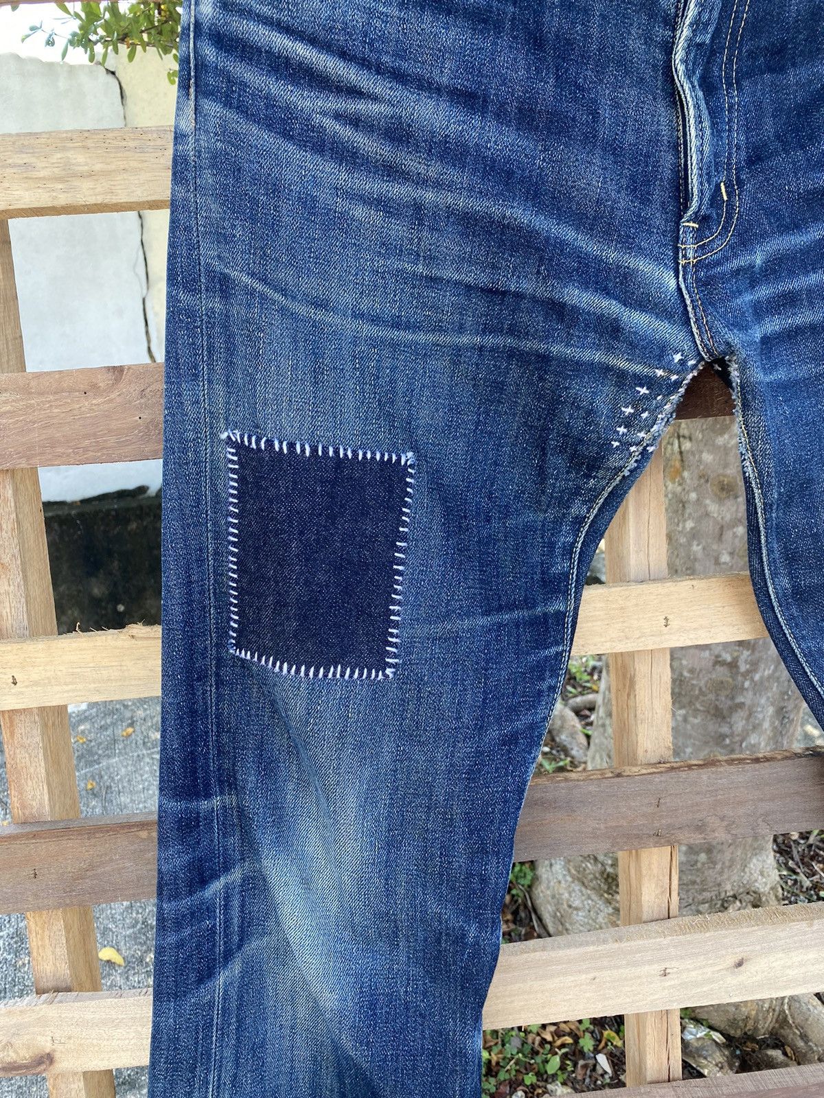 Uniqlo 🔥 Offer Best 🔥 Vintage Distressed Uniqlo Jeans S002 Size US 33 - 6 Thumbnail