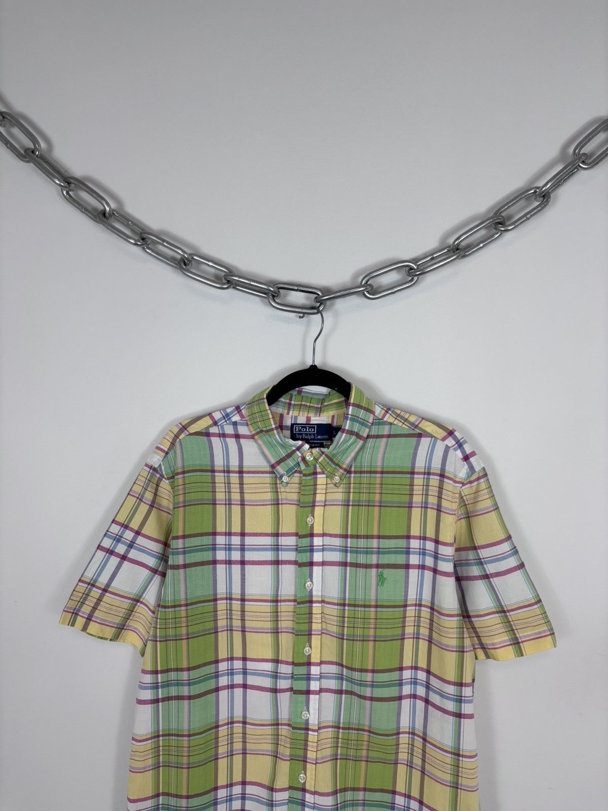 Polo Ralph Lauren Polo Ralph Lauren Vintage Men’s Check Short Sleeve Shirt Size US L / EU 52-54 / 3 - 2 Thumbnail