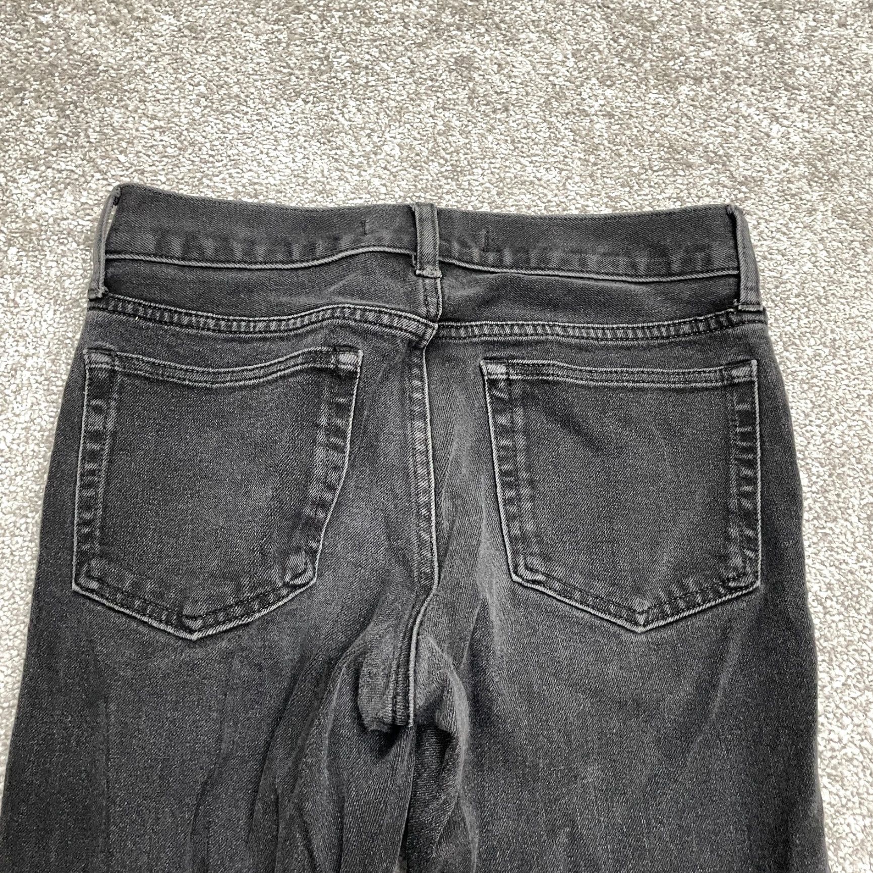 Everlane Everlane Slim Fit Denim Jeans Mens 28x27 Black Mid Rise Stretch 5-Pocket City Grunge Size US 28 / EU 44 - 4 Thumbnail