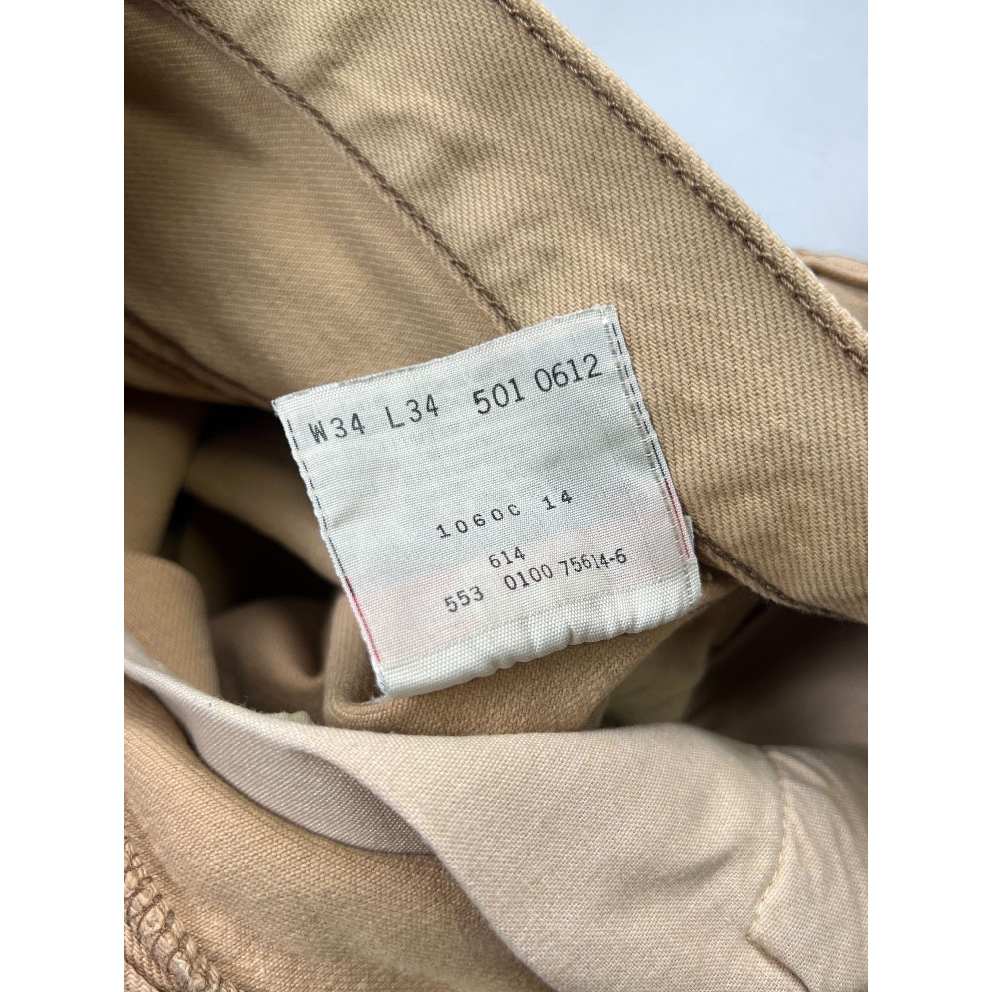 Levi's Levi’s 501 Made in USA Mustard Denim Jeans Pants (Y0892) Size US 34 / EU 50 - 12 Thumbnail