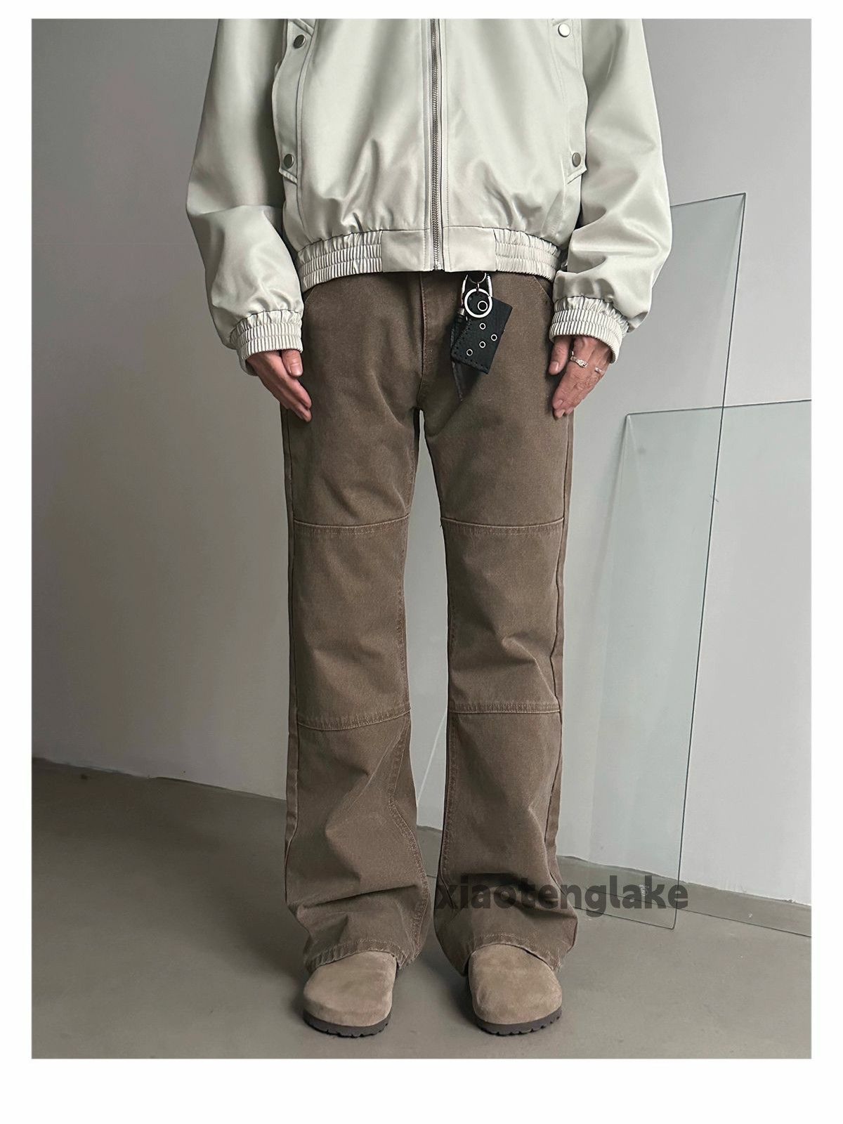 Designer × Japanese Brand × Vintage washed faded y2k skate hiphop patchwork pants Size US 32 / EU 48 - 2 Thumbnail