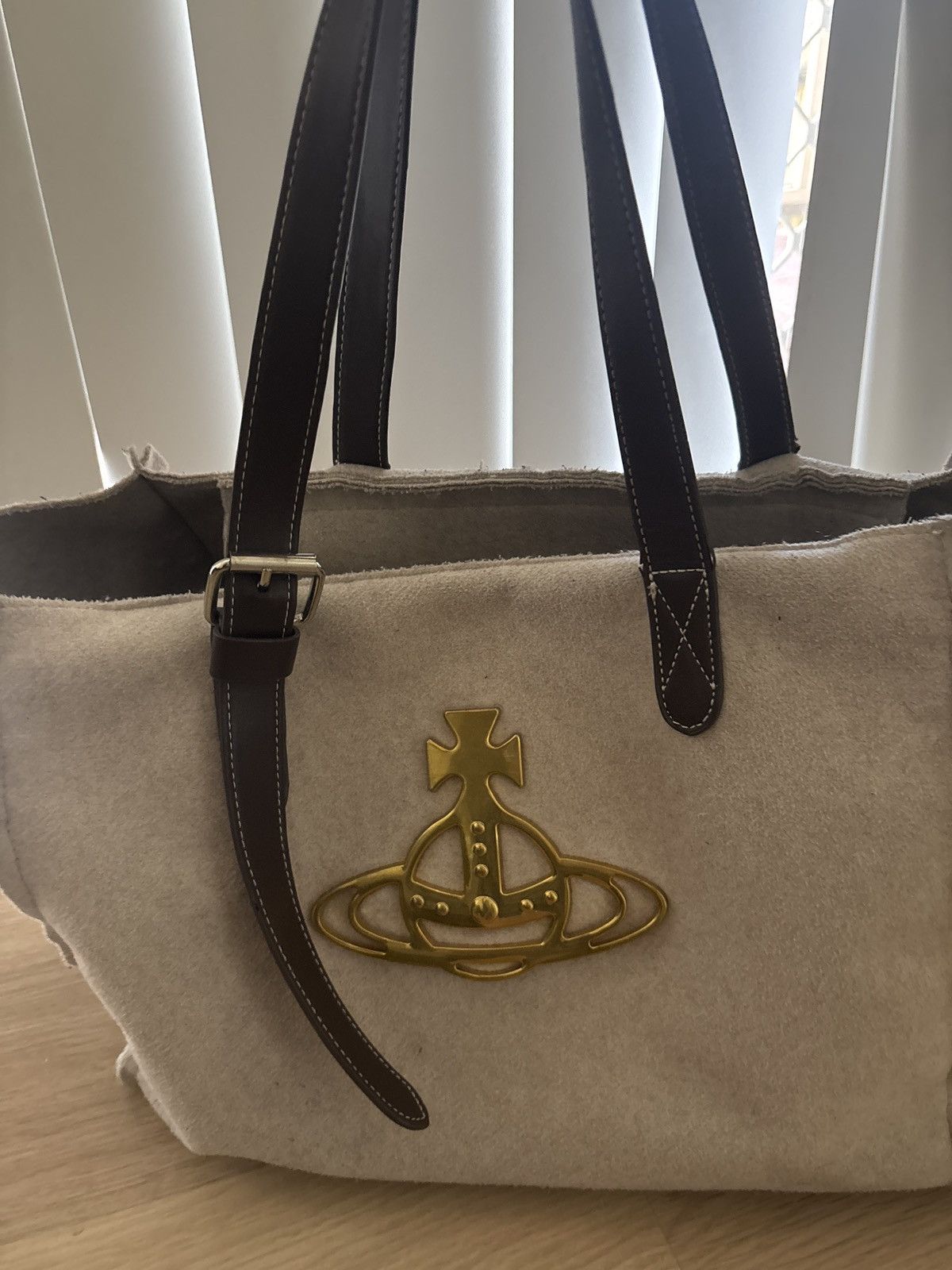 Vivienne Westwood Vivienne Westwood Hoxton Wool Beige Shopper Size ONE SIZE - 5 Thumbnail