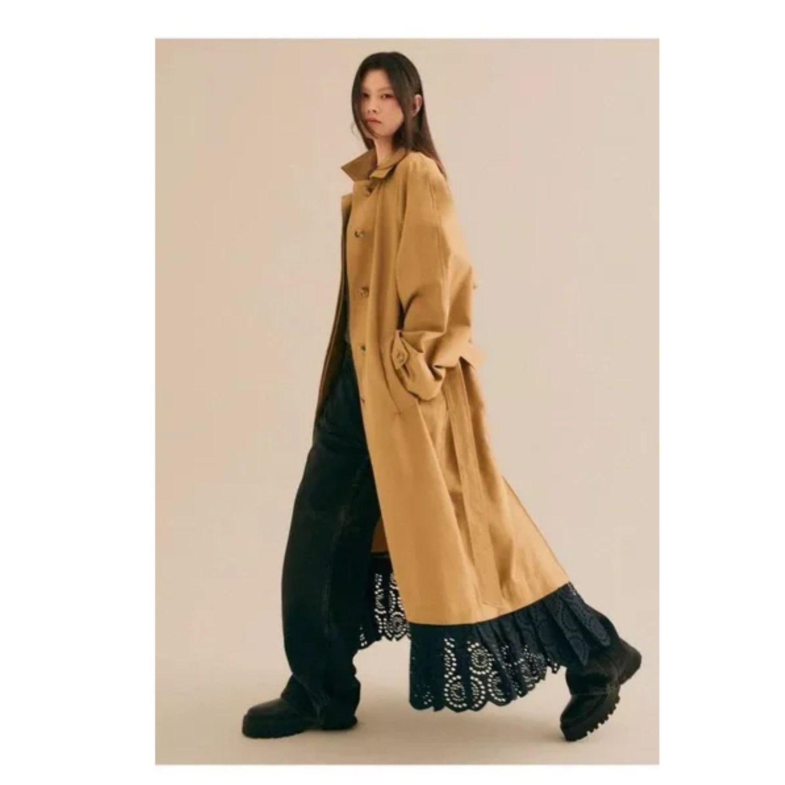 Sea New York Sea NY Maeve Eyelet Long Sleeve Trench Coat Size XL Size XL / US 12-14 / IT 48-50 - 1 Thumbnail